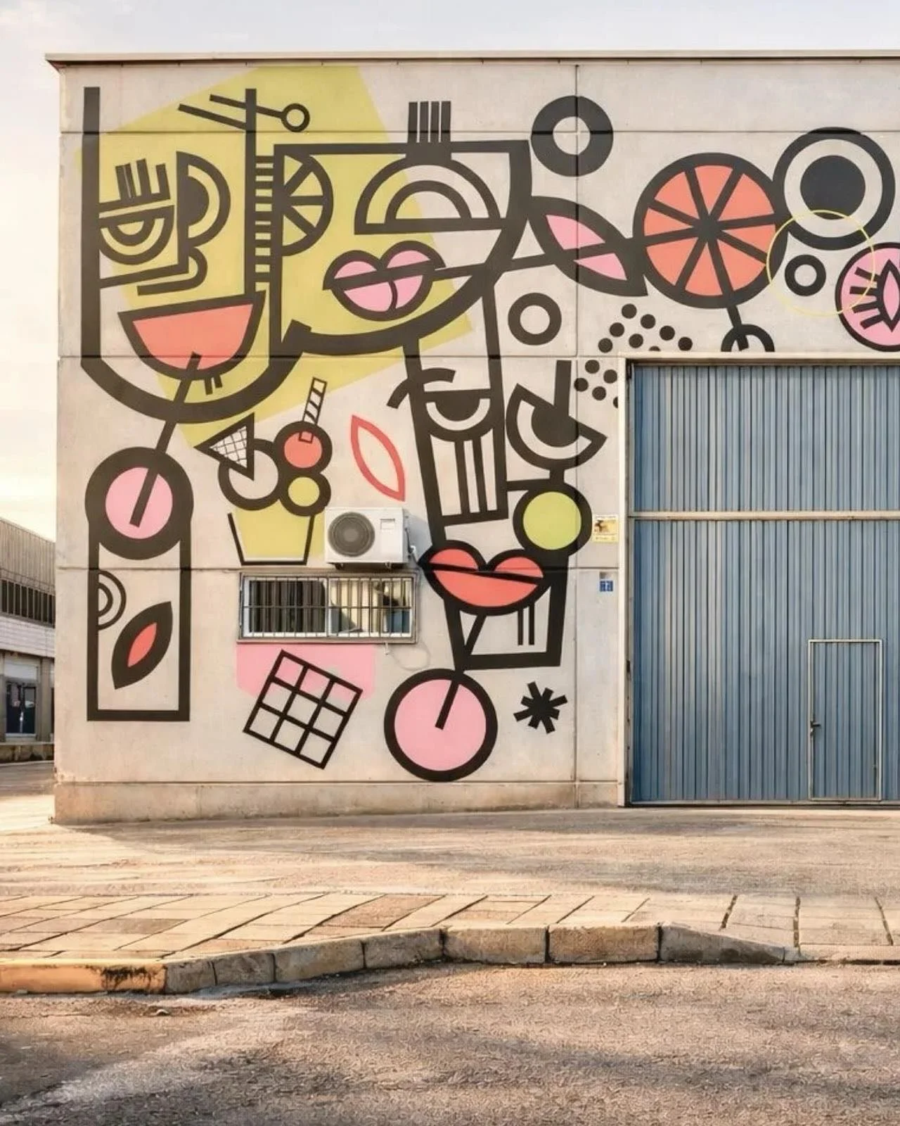 Intervenci&oacute;n exterior en Helados Palacio junto a Cesar_garrik.

El objetivo no era solo dise&ntilde;ar el interior.
Era trasladar la experiencia al exterior y convertir la fachada en un punto de atracci&oacute;n.

Hemos trabajado el volumen, e