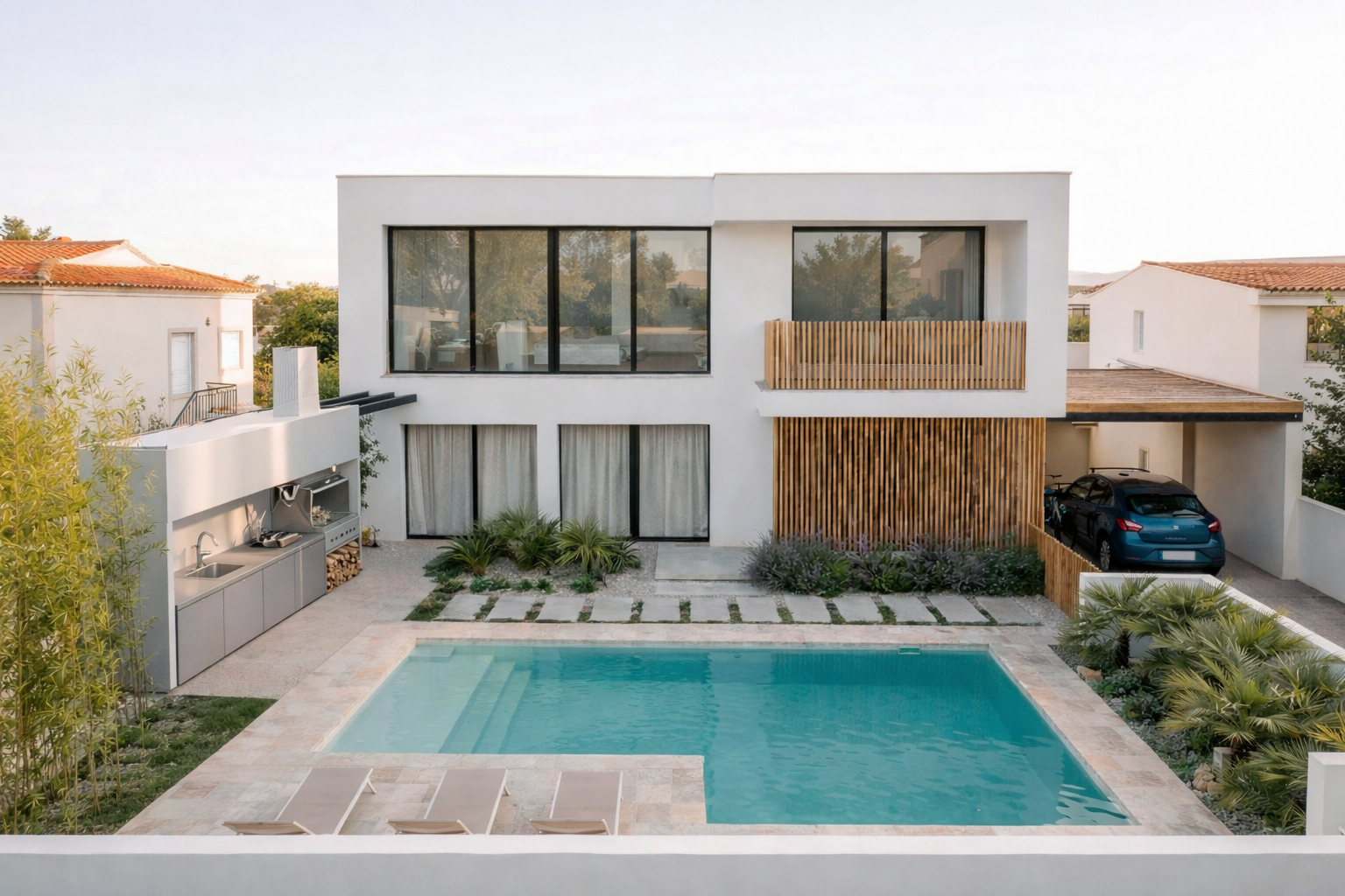 Villa mediterránea reformada en Jávea con piscina y arquitectura contemporánea – Betha Estudio