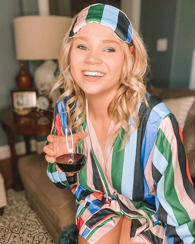 A glass of wine a day, keeps the worries away...jk but it sure helps.