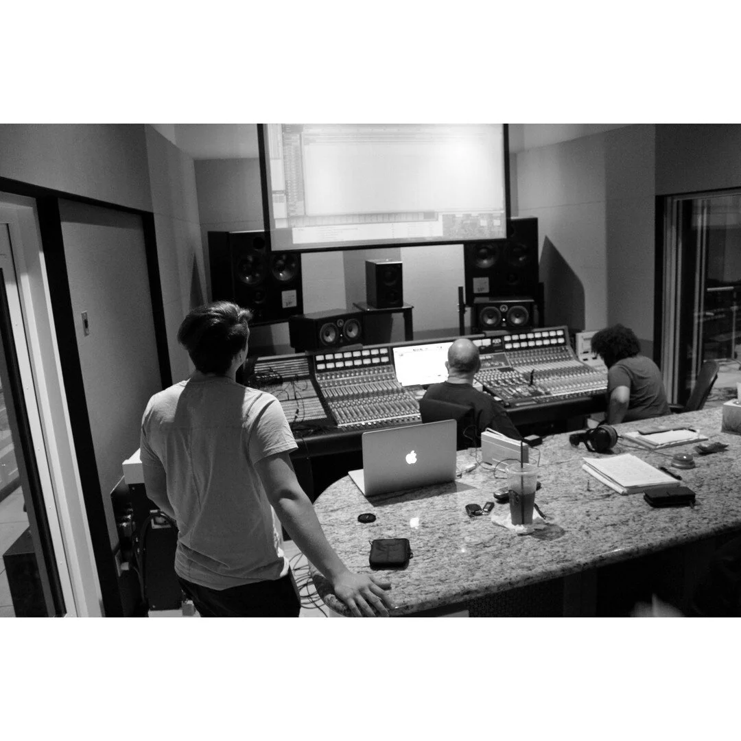 I honestly feel so blessed to be working with amazing people on this project 🙏🏻 #wireroadstudios #houston #music