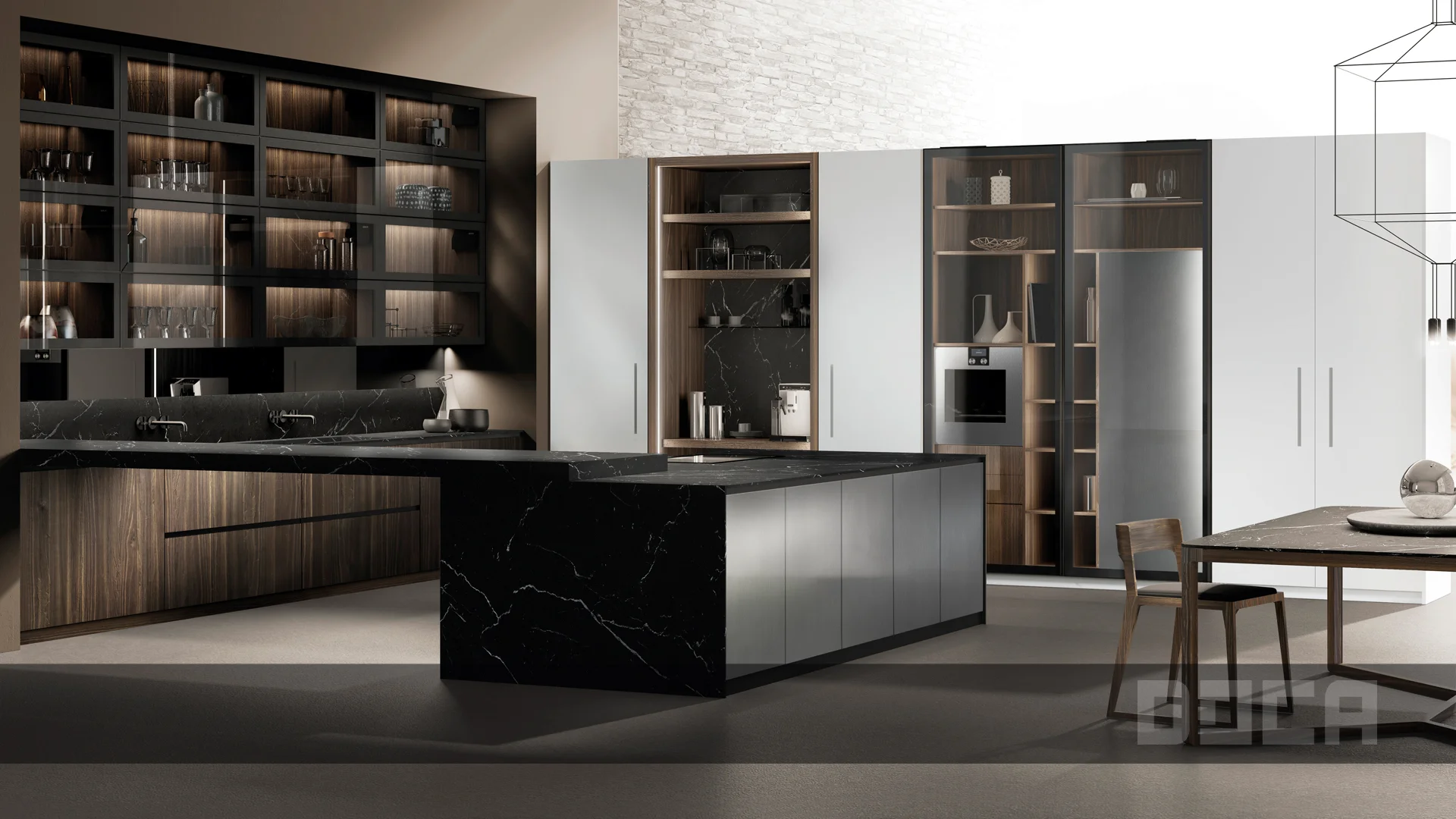 Doca Contemporary Kitchen Collection Ddg Domani Design Group