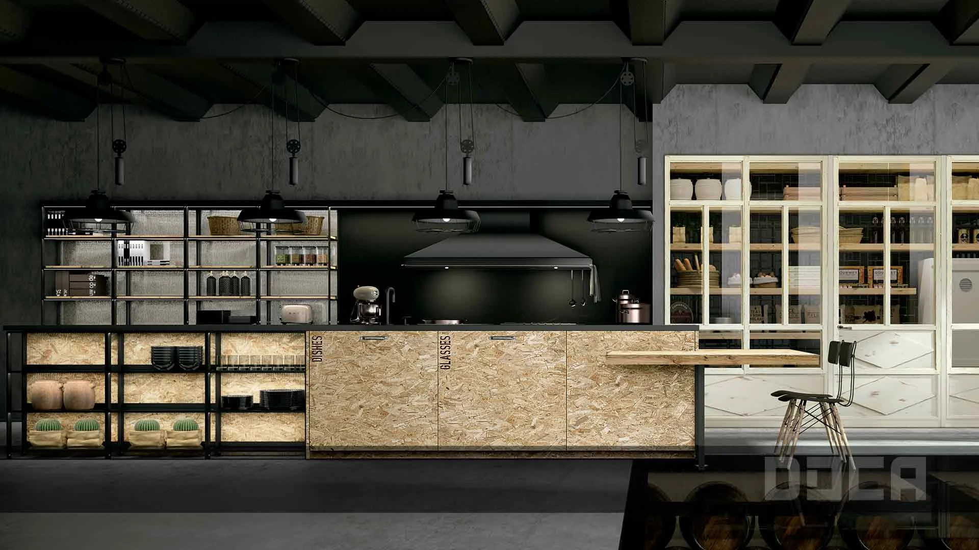 Doca Contemporary Kitchen Collection Ddg Domani Design Group