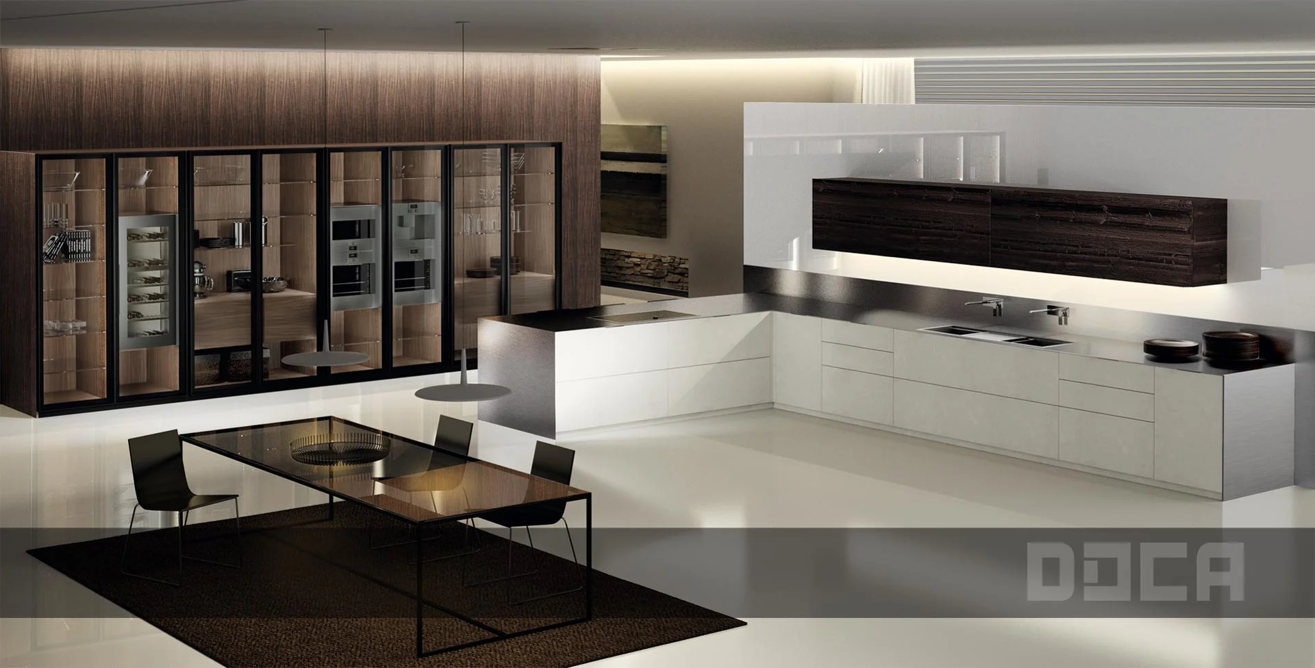 Doca Contemporary Kitchen Collection Ddg Domani Design Group