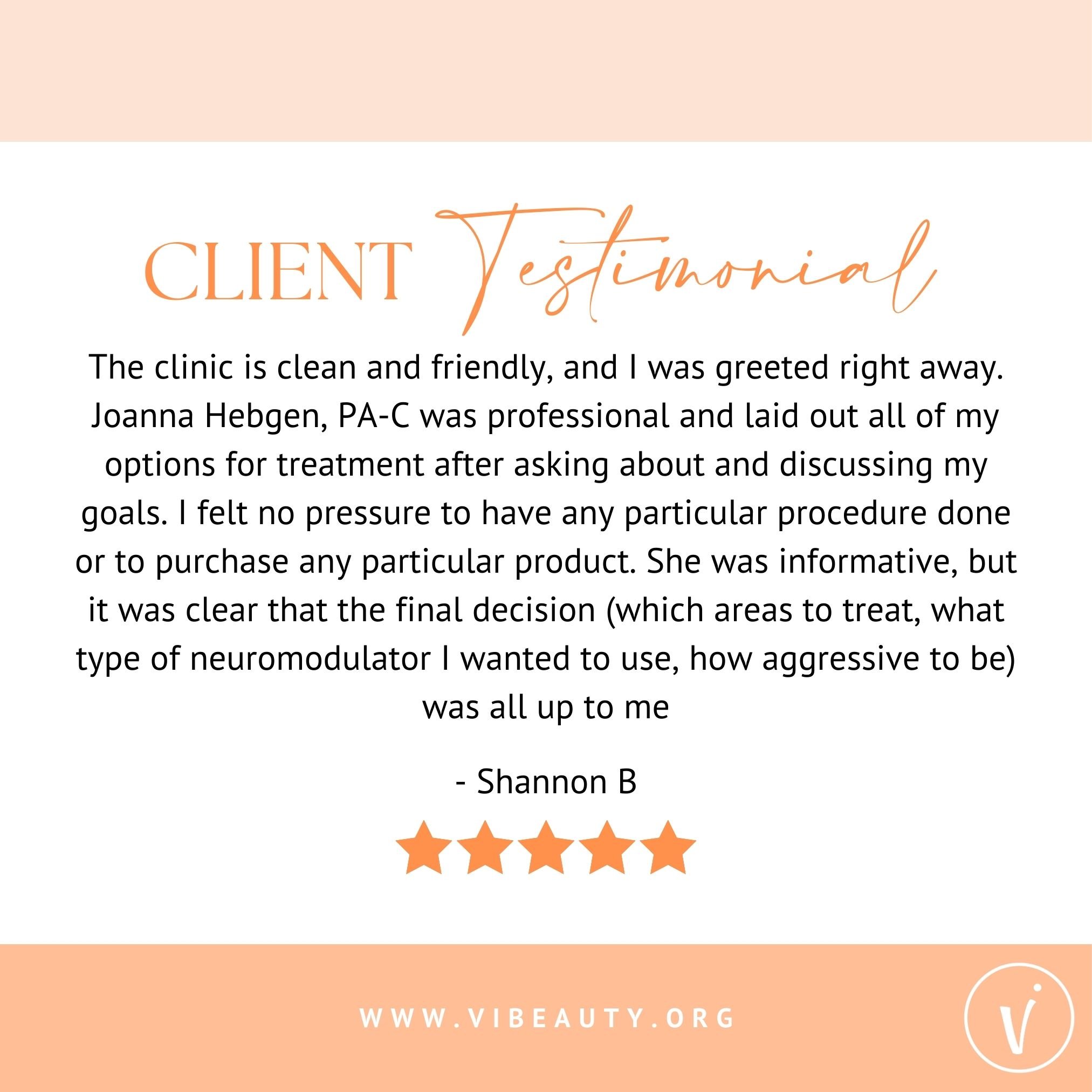 We absolutely love to hear this! Thank you so much for sharing, Shannon!🧡 #customerreview #toprated #fivestarreview #FiveStarExperience #clienttestimony