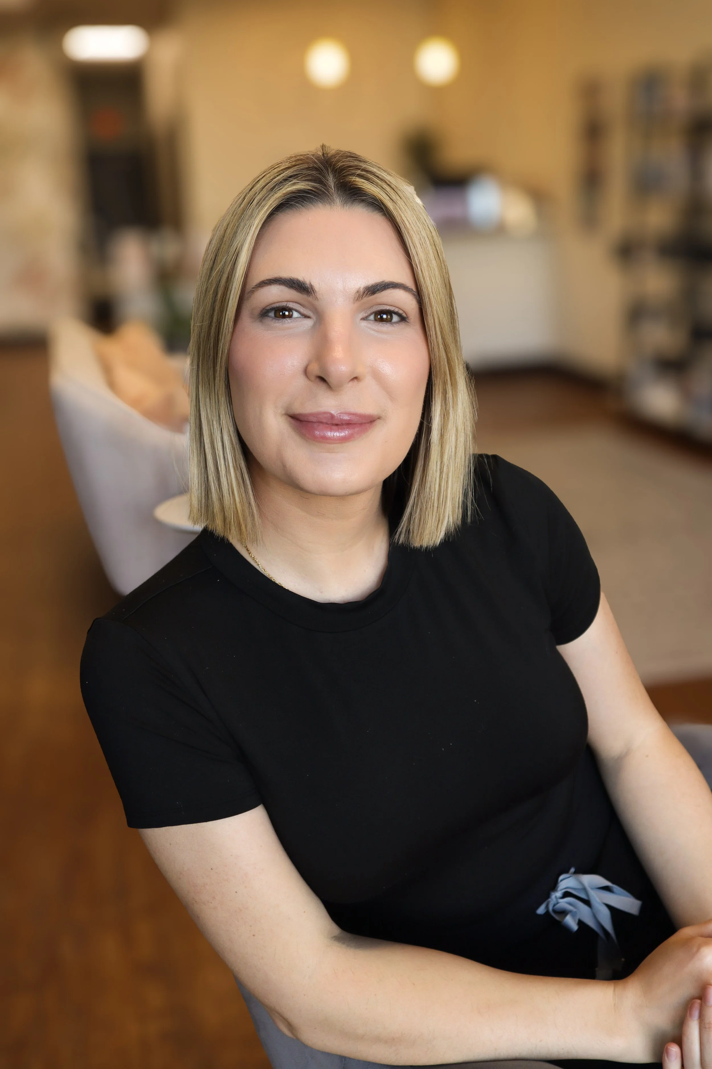 Medical aesthetician at Venustas Immortalis Med Spa in Janesville, Wisconsin providing acne treatments and facials