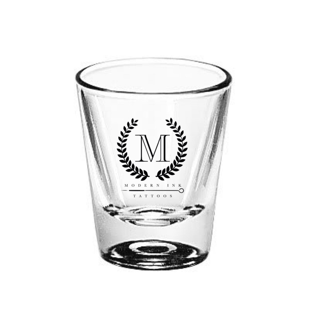 Modern Ink 1oz Shot Glass