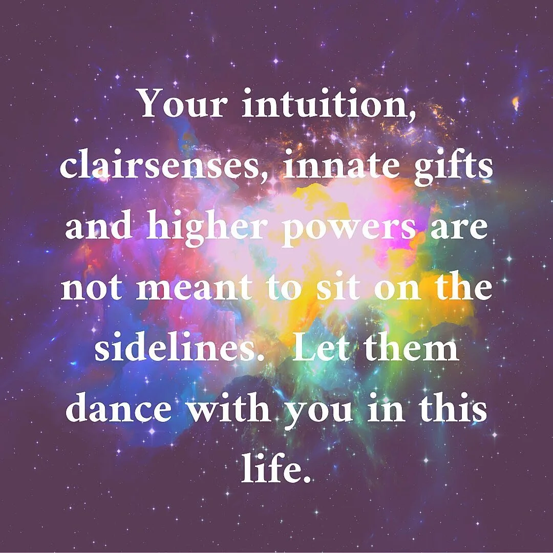 Our gifts are with us for a reason, a service and a purpose. 

Keeping these subtle aspects of our true essence hidden was never the intention. 

Now more than ever we need to embrace who we really are and activate these unique gifts. 

Let this subt