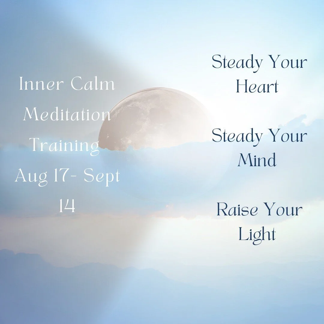 Join me for a personal meditation experience. We will explore meditation focusing on the power of the breath to steady the mind and revitalise the body. 

We will learn a variety of practices that
allow us to reconnect to our inner stillness - which 