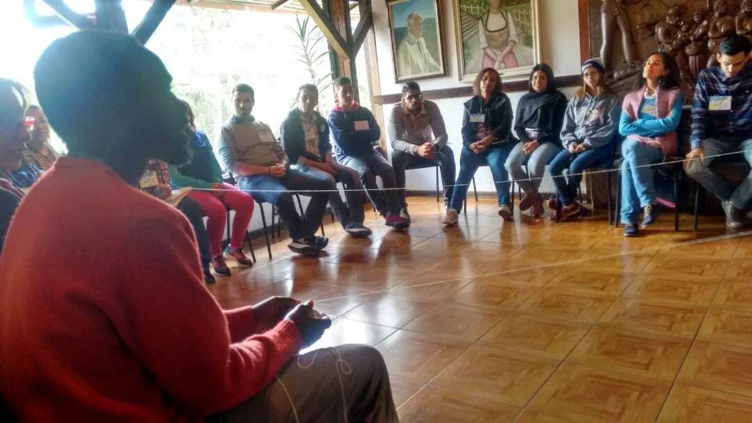 The School of Forgiveness and Reconciliation (Las Espere) is a program consisting of 12 four-hour modules on forgiveness and reconciliation, guided by a facilitator (Créditos fotográficos: Erick Lezema)