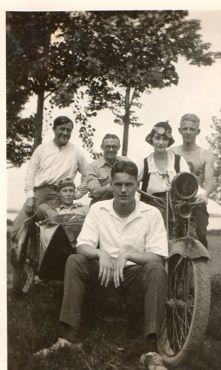 A group of Friends hanging around Lakewood ca 1930’s
