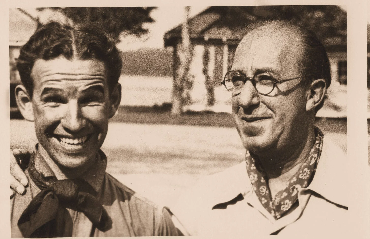 Left: Hume Cronyn Right: Ed Wynn At Lakewood Theater 1951