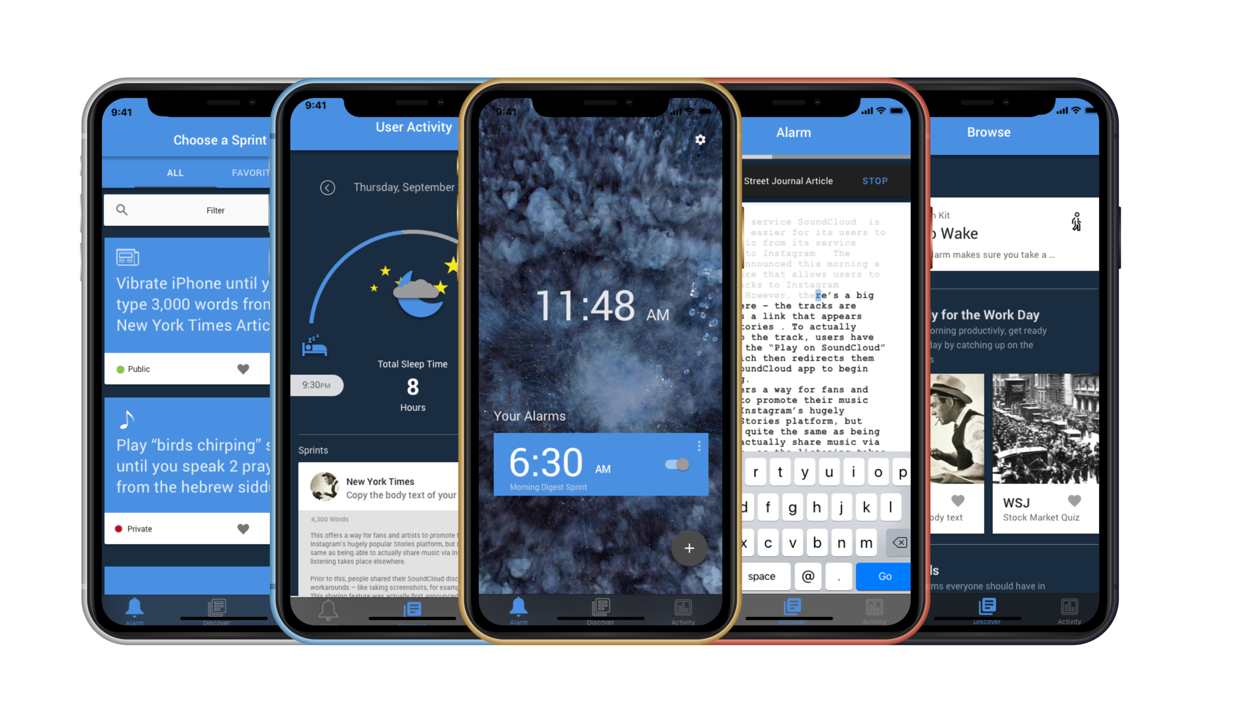 Morning Marathon – Alarms With Personality