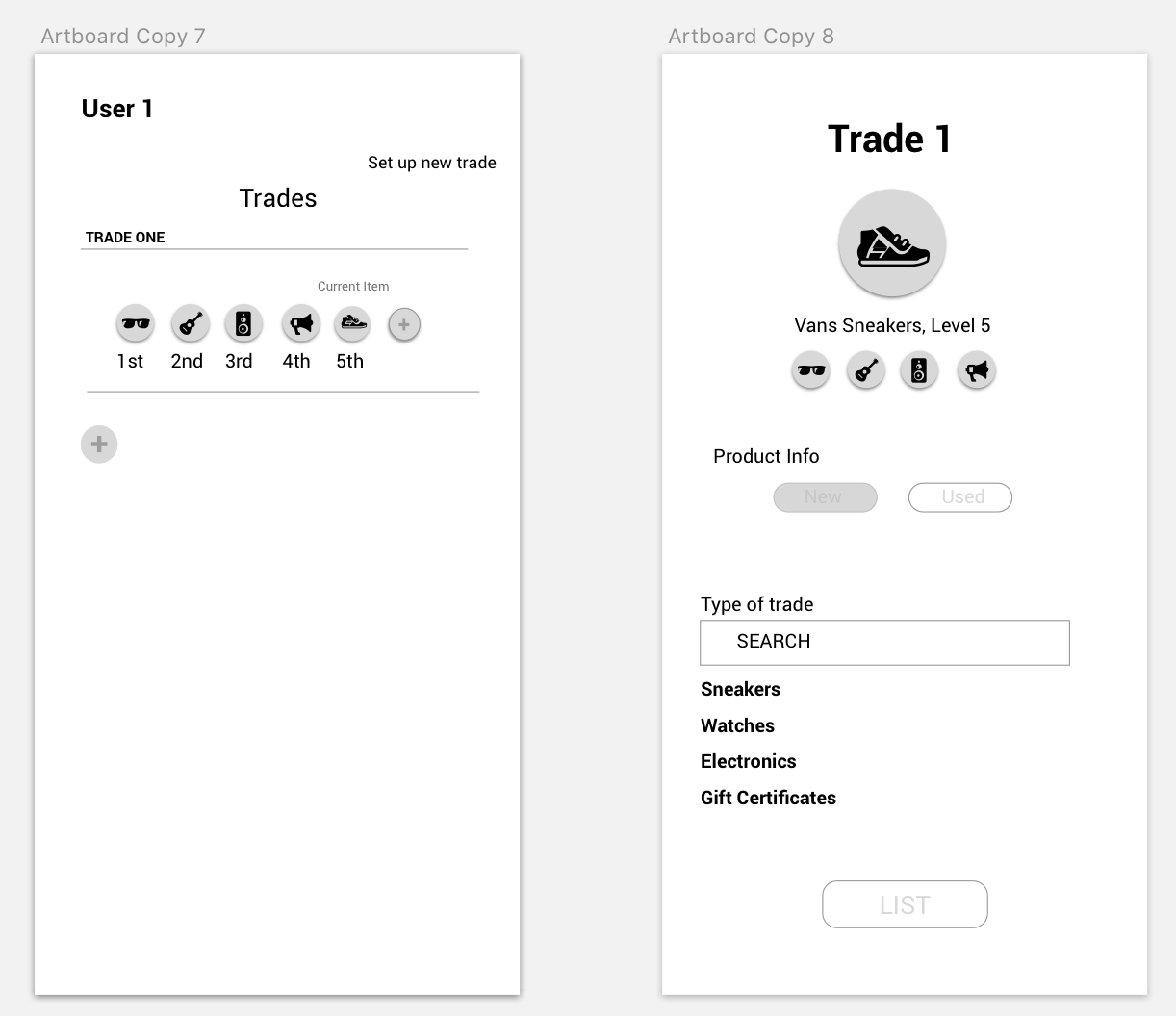 Additional Screen Explorations