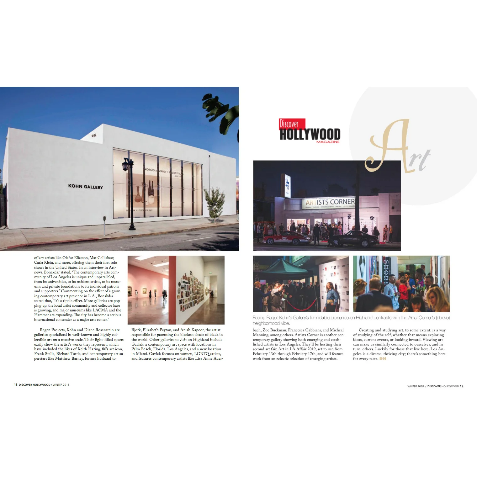 DISCOVER HOLLYWOOD, LA MAGAZINE