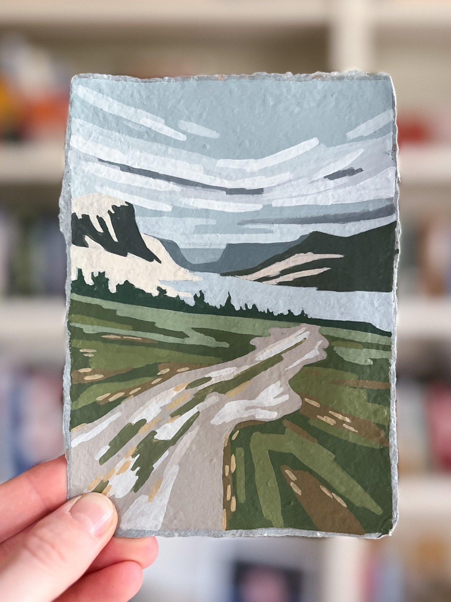 Just dropping an extra little bit of magic into the site this morning for Cyber Monday🎄

&ldquo;Deep Pathways&rdquo;
4x6&rdquo; original acrylic on handmade paper

Link to snag this original landscape for under $100 is in my bio!

#landscapepainter 
