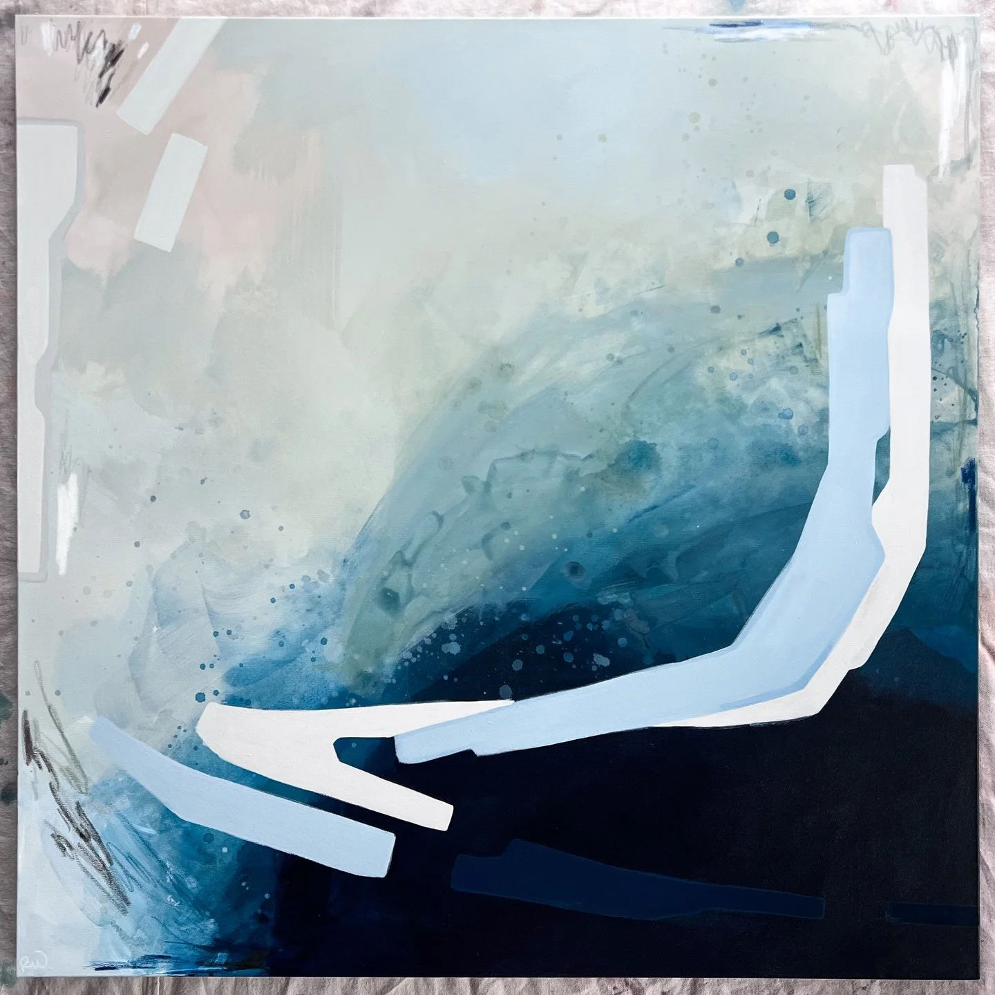 &ldquo;Perito Moreno&rdquo; II
40x40x1.5&rdquo; original acrylic and oil pastel on canvas 

Swipe to see all the details in this piece ❄️
Link to see the full listing is in my bio

#abstractart #abstractart_daily #abstractexpressionist #abstractpaint