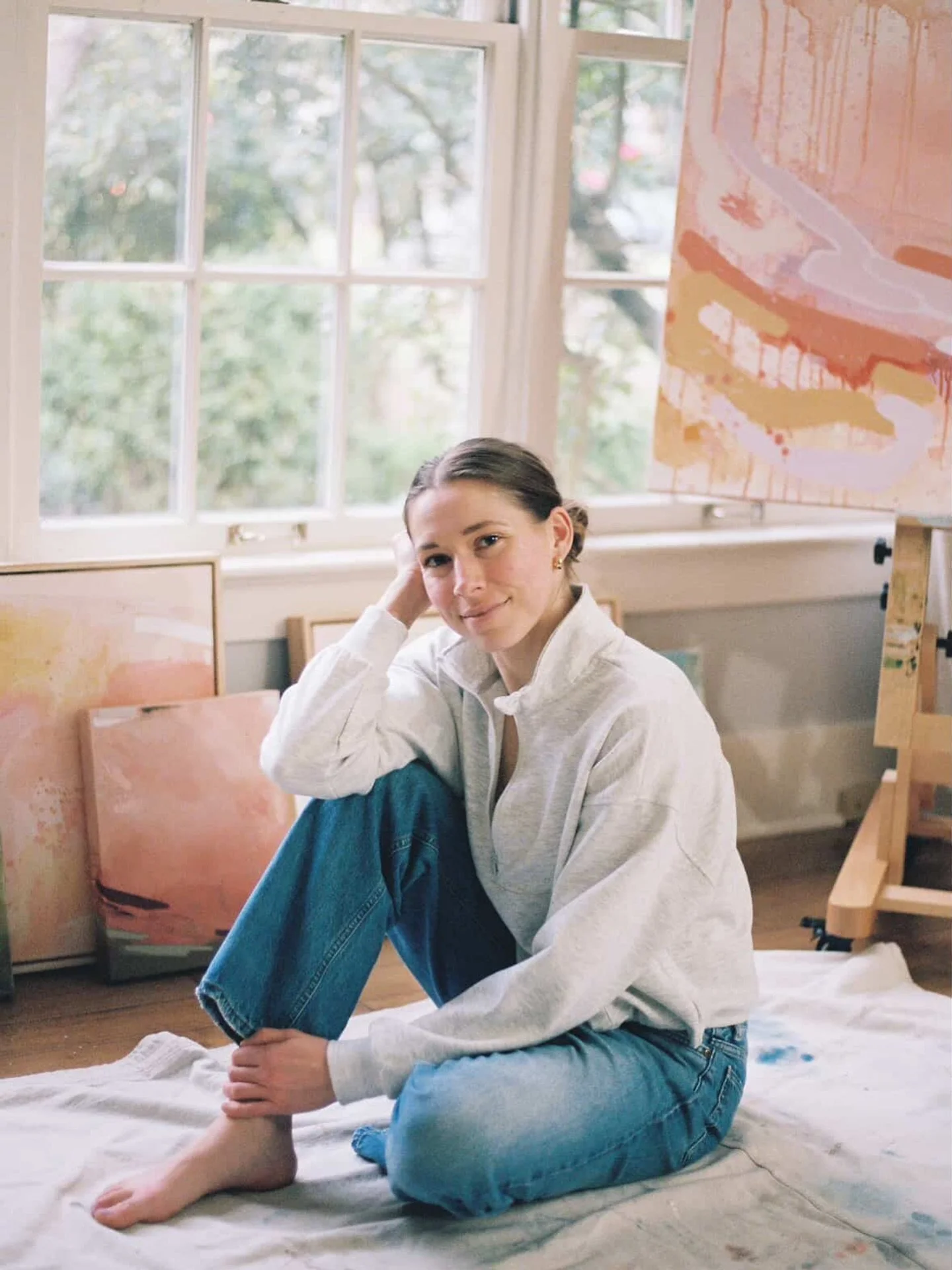 Let&rsquo;s do an introduction post this morning!

Hi! I&rsquo;m Rachel Wood, an Oregon-based abstract and landscape artist. I&rsquo;ve been painting since I was a teenager but started my fine art business in 2020 and have been painting and bringing 