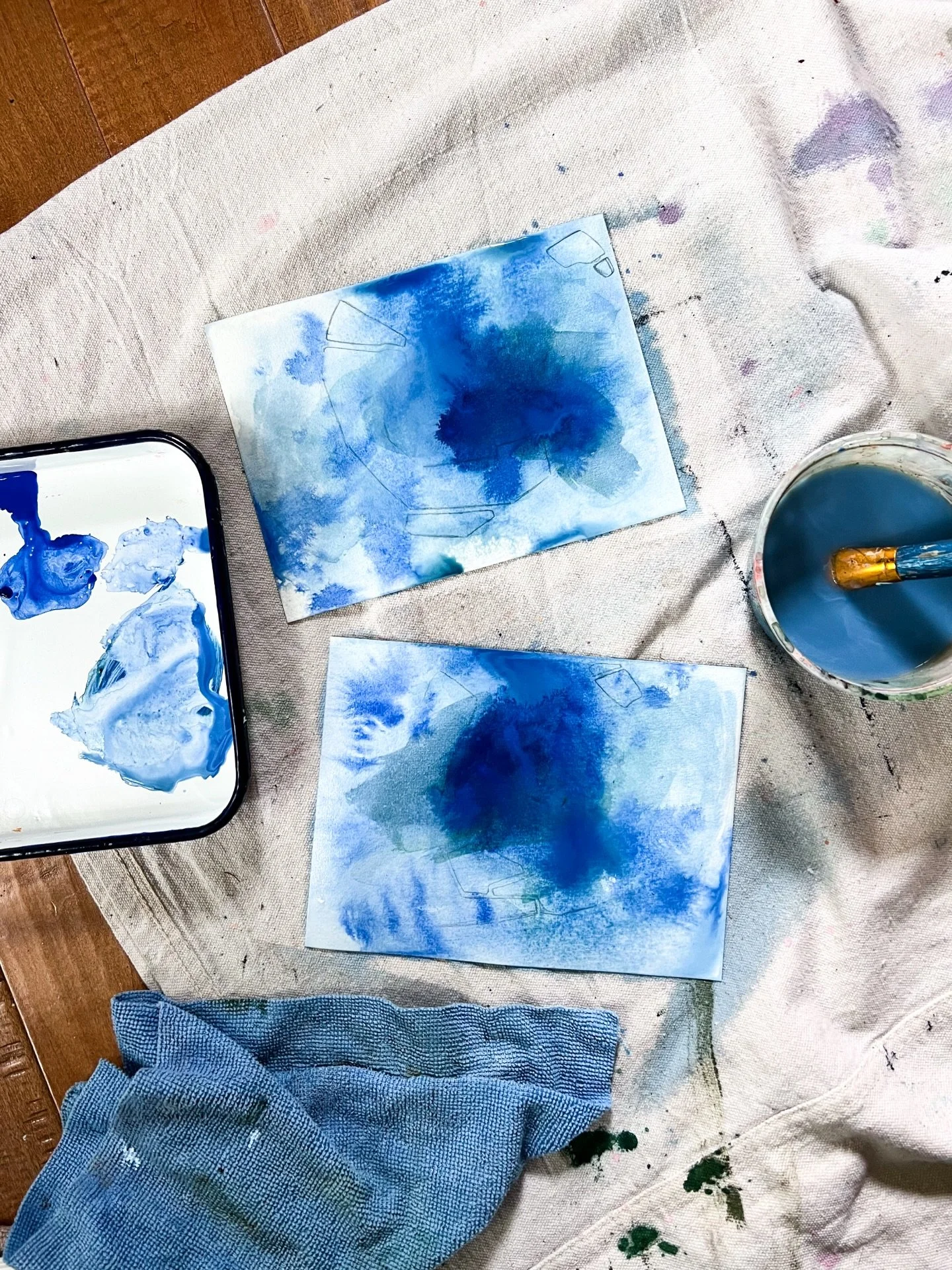 Getting a tiny bit of work done before we leave for a quick trip tomorrow. 

I&rsquo;ll be super honest - I&rsquo;ve been  struggling to get much done since I started this new hospice admissions job. I&rsquo;m loving it! But just working more than I&