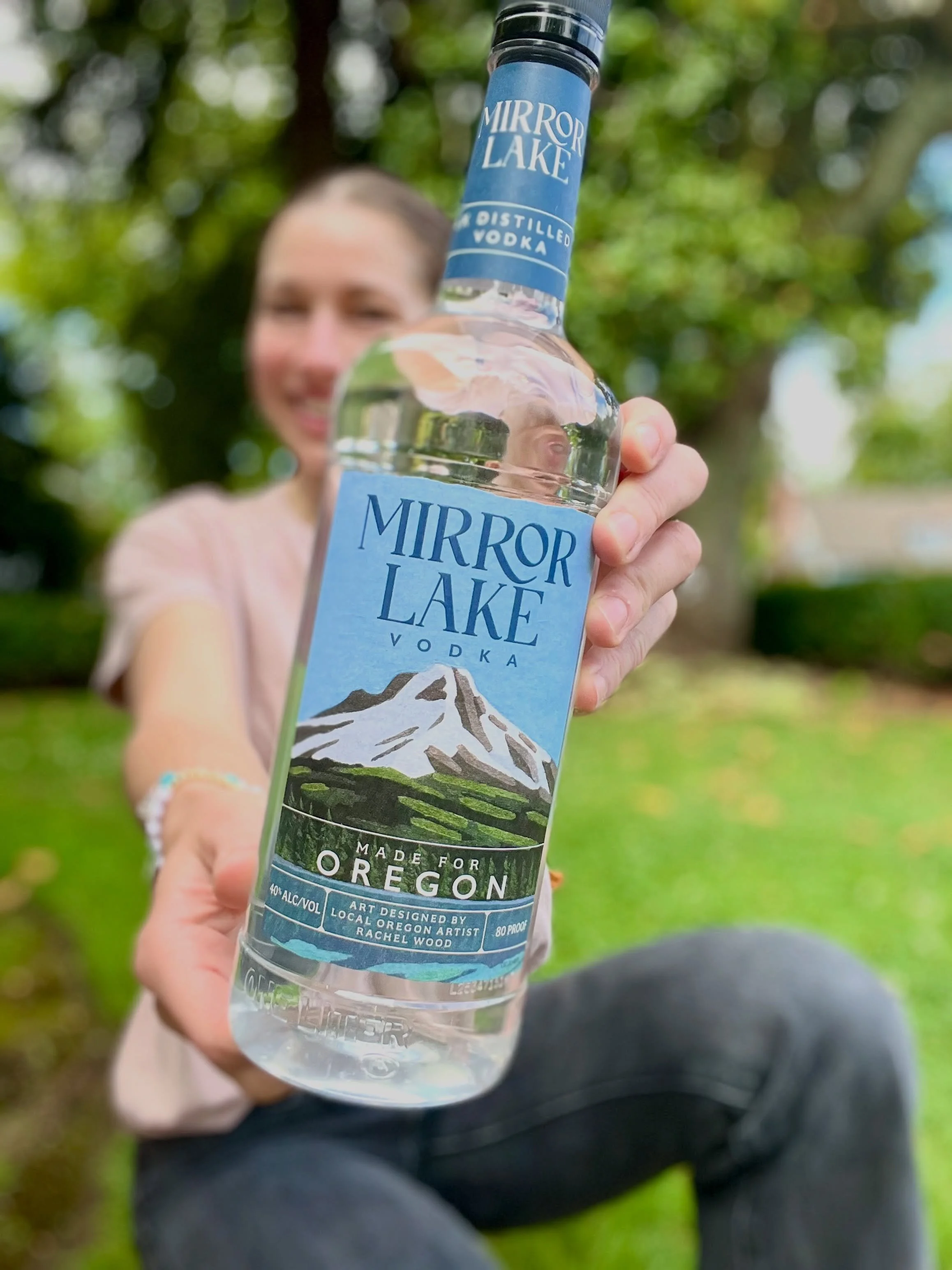So I&rsquo;ve been keeping a secret for over a YEAR!

Last year I was asked by @sazeraccompanyofficial to create this landscape artwork for an Oregon based vodka label. It&rsquo;s my first art licensing commission and I could not be more thrilled wit