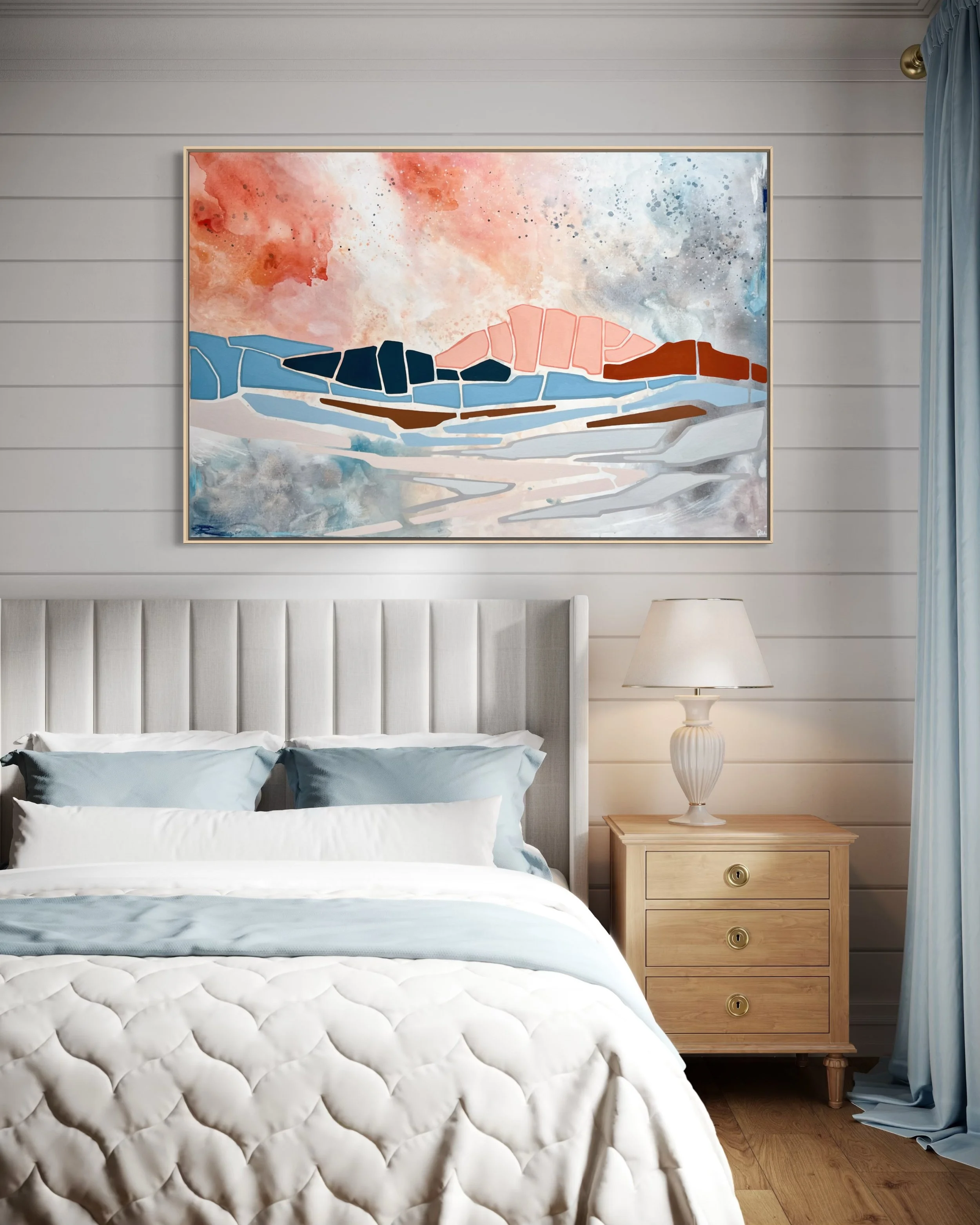 &ldquo;Take Me To The Desert&rdquo;
48x60&rdquo; original acrylic and oil crayon on canvas 

This is available on my site or you can come see it in person in two weeks @salemartfair 

#abstractlandscapes #abstractart_daily #pnwartist #pdxartist #oreg