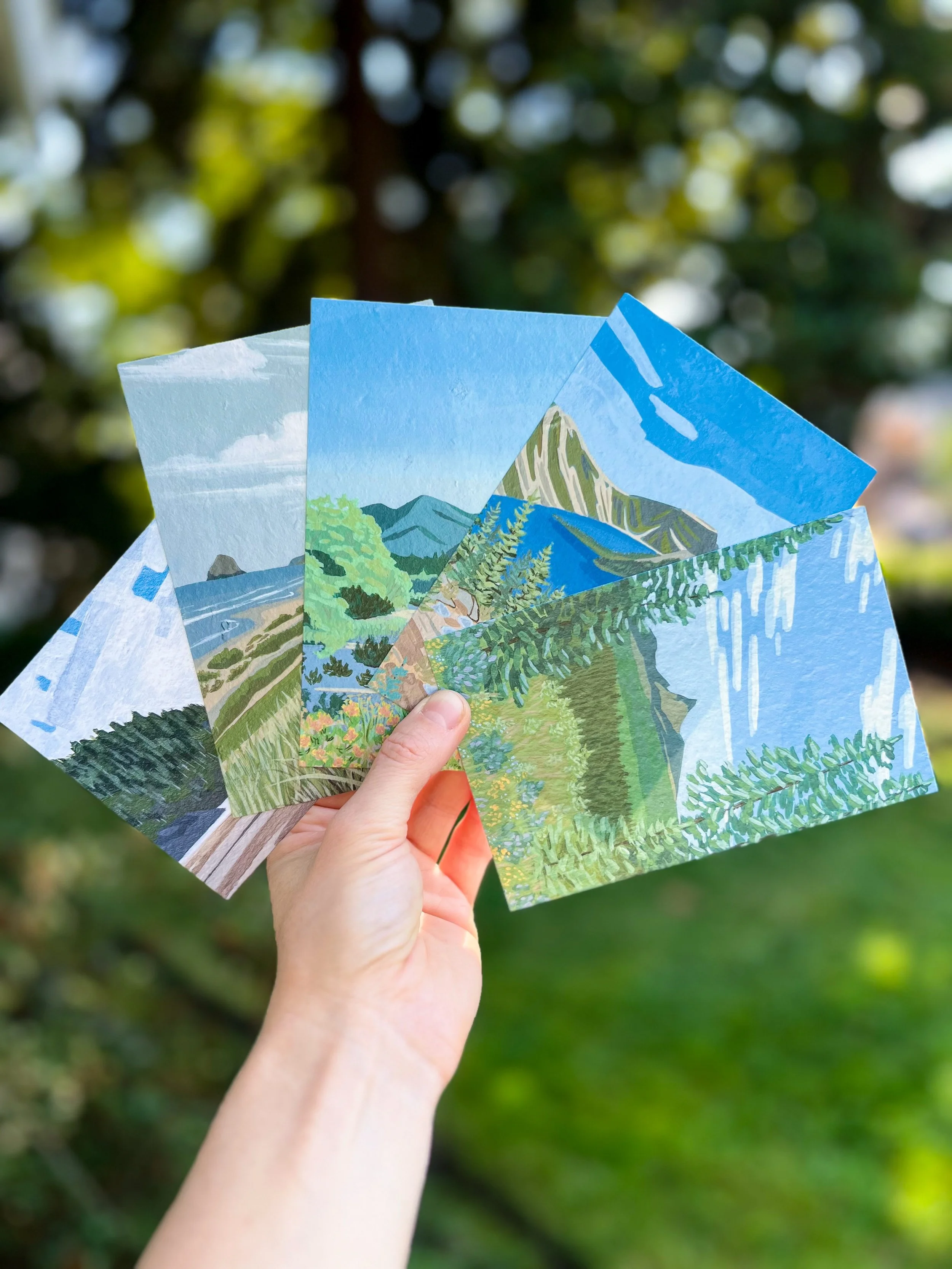 The Oregon Postcard Pack is here! Link in my bio to go grab one! Or come see me in two weeks @salemartfair and you can snag one in person🥰

rachelwoodart.com/print-shop/oregonpostcardpack

#landscapepainter #oregonexplored #traveloregon #oregonartis