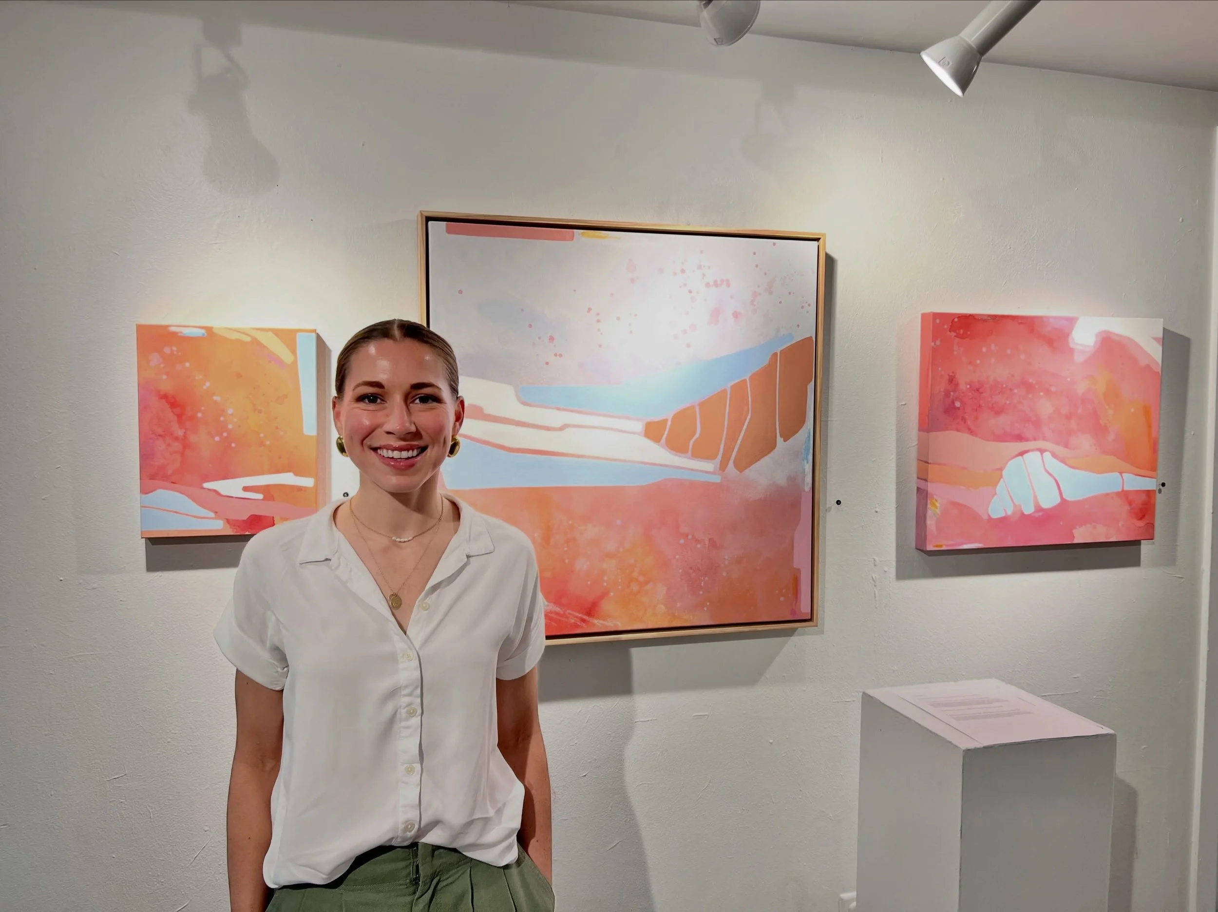 New work currently hanging @salem.art.association in the annex with the 2026 Artist In Residence group. 

Immensely grateful to have had the opportunity to be part of the AIR group this year. It feels like I&rsquo;ve made some cool steps forward with