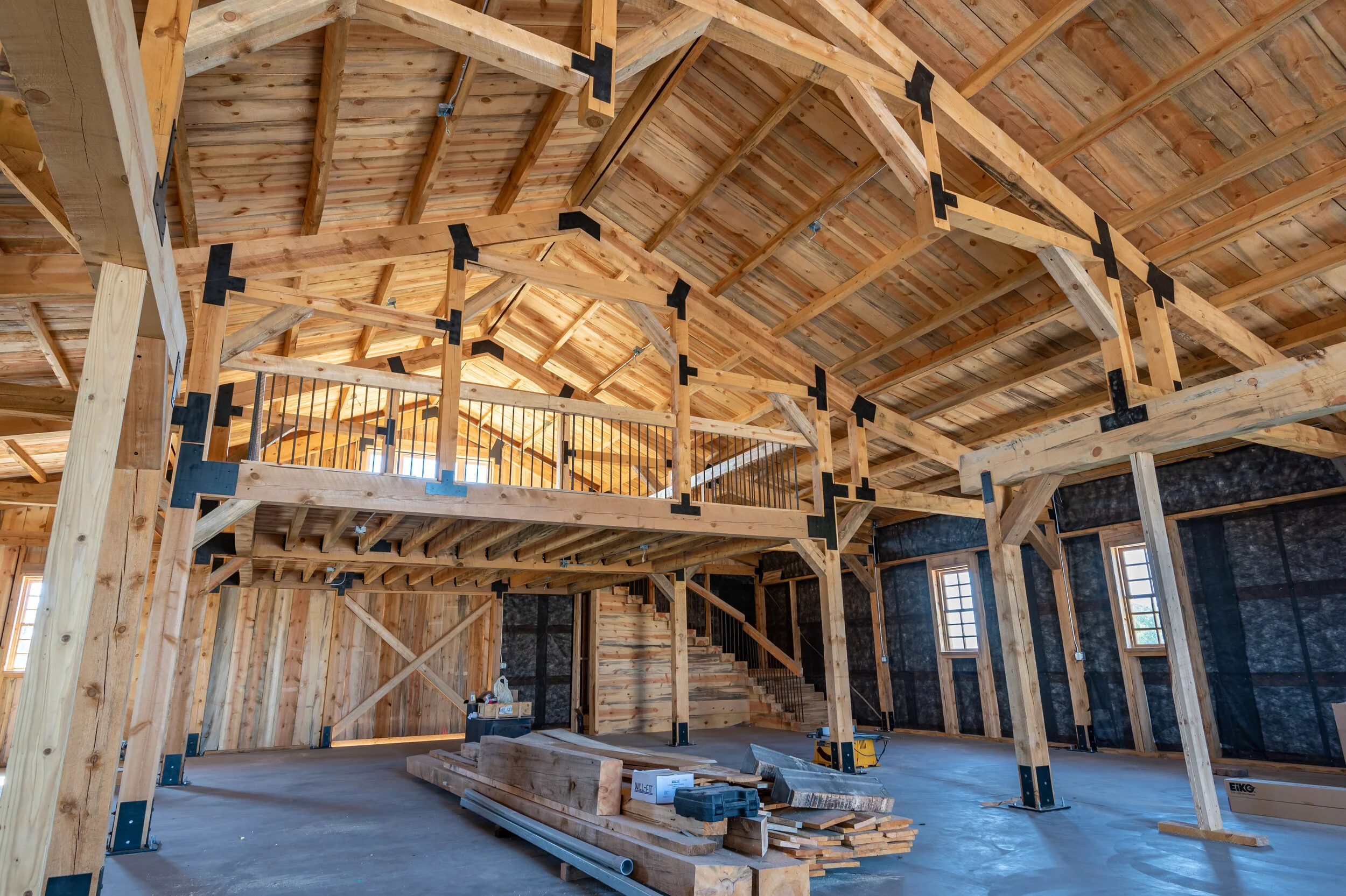 2019-10 Nostrand Timber Frame Barn Home Builders FirstSource HQ 6.jpg