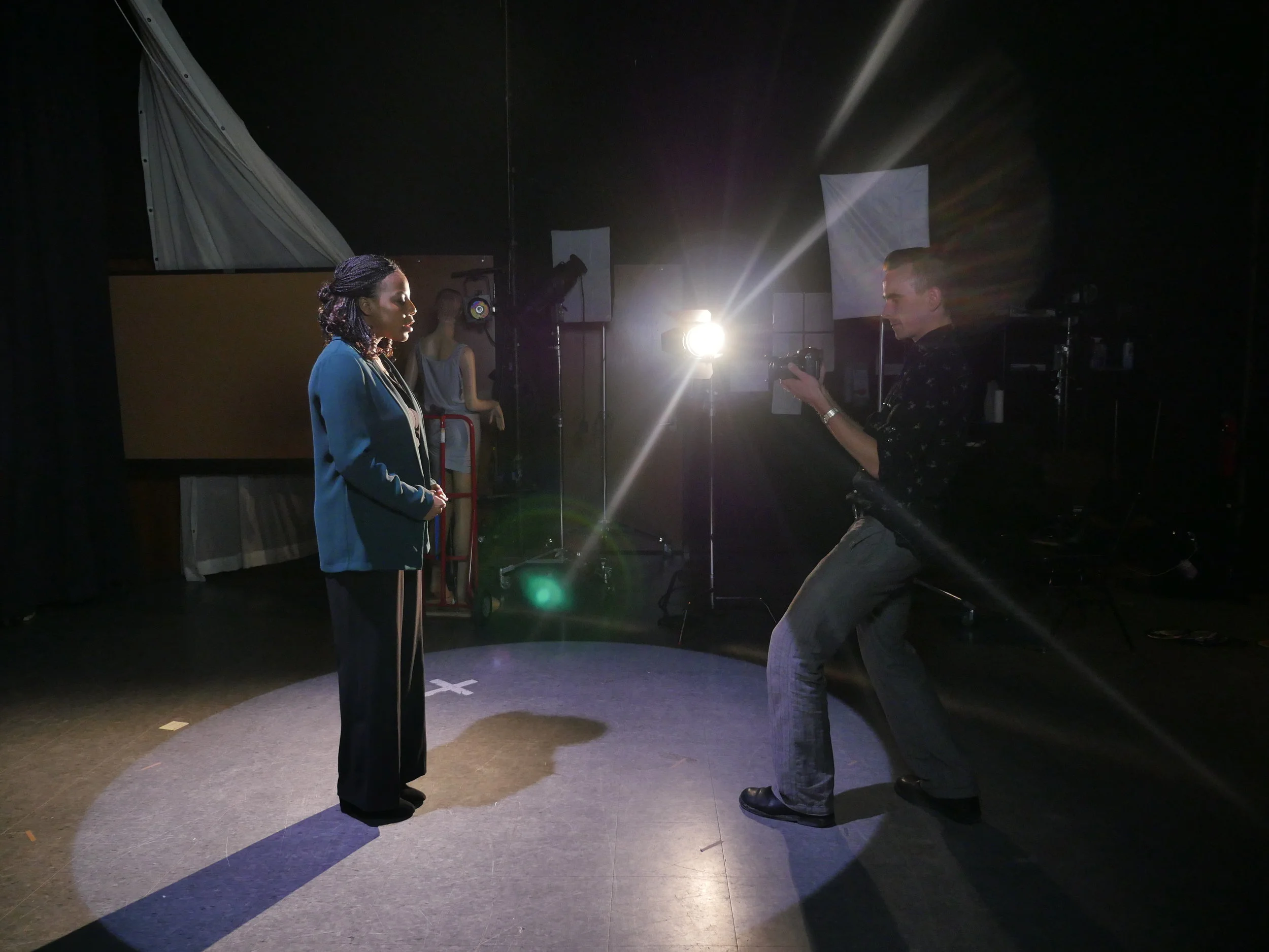 STEINMAN FILMING CONTENT FOR PROJECTION DESIGN