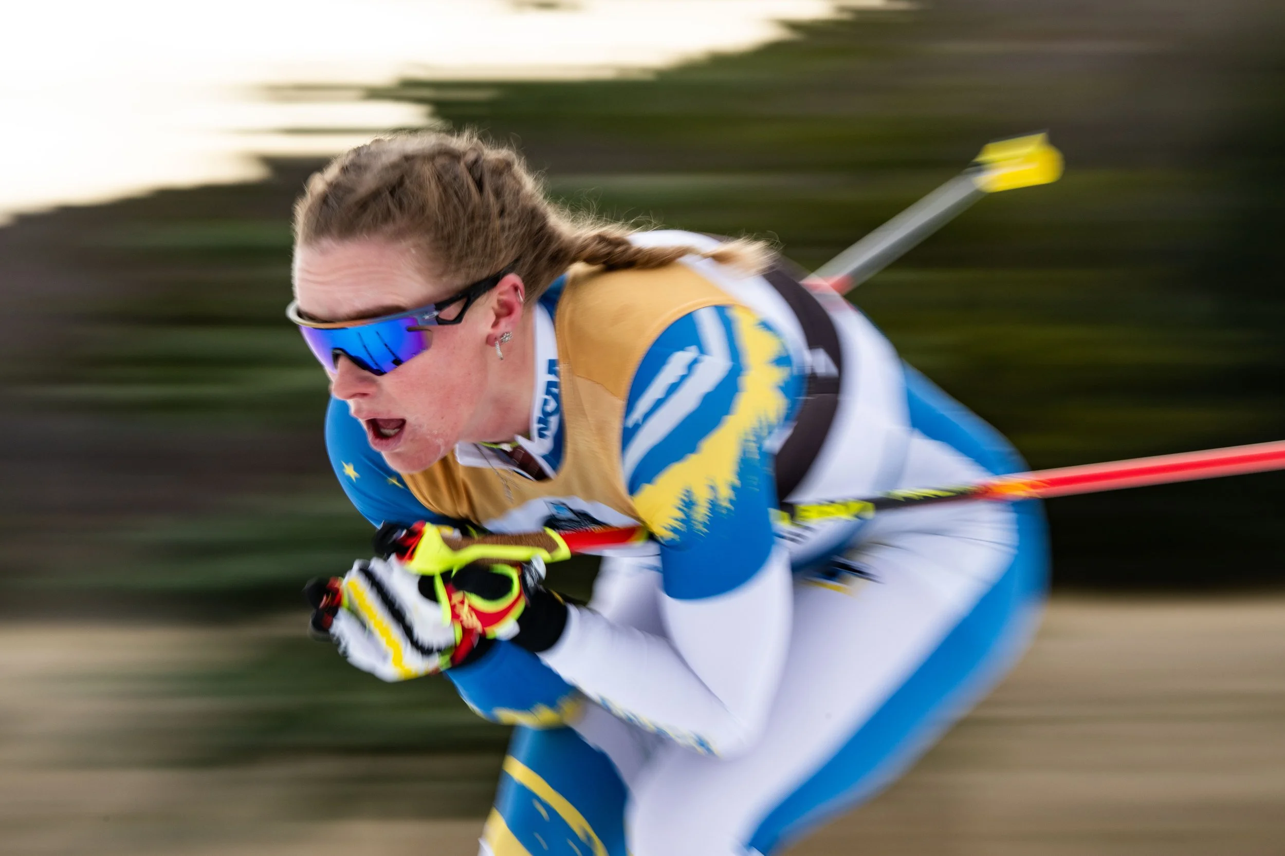  2026 Olympian and University of Alaska Fairbanks skier Rosie Fordham takes the win at the Nordic Classic 20k race at the 2026 NCAA Skiing Championships in Utah.  
