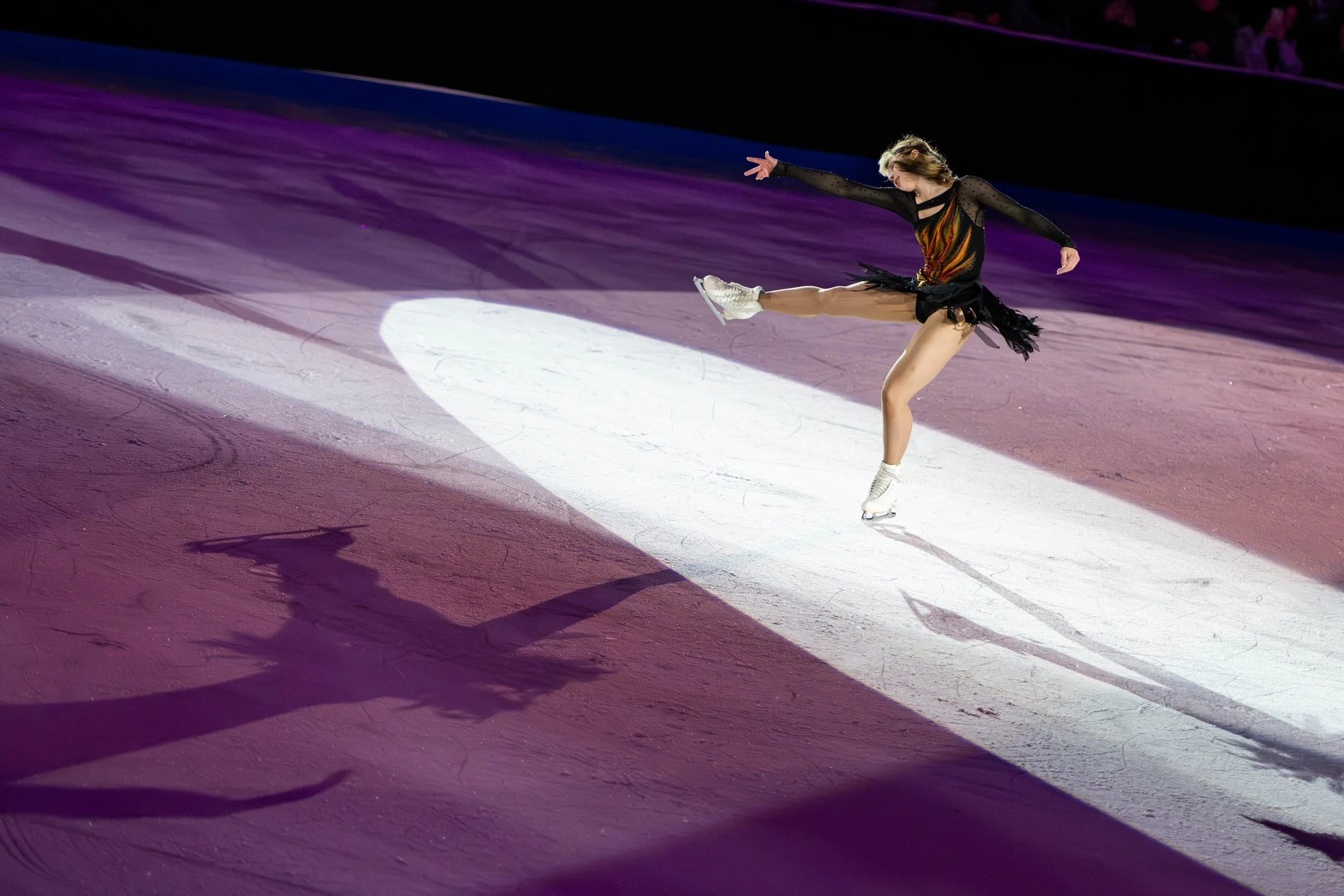  Olympic Gold Medalist Alysa Liu performs at the Skating Club of Boston’s Ice Chips show March 1st.  