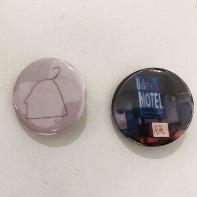 Ai Wei Wei and Tony Shore buttons spotted at the @ethancohengallery booth 110 @artmiami . Stop by and check out a couple of my paintings if you are at the fairs. #artmiami #artfairs #artbasel #blackvelvetpaintings #tonyshore ##aiweiwei #vacancy #duke