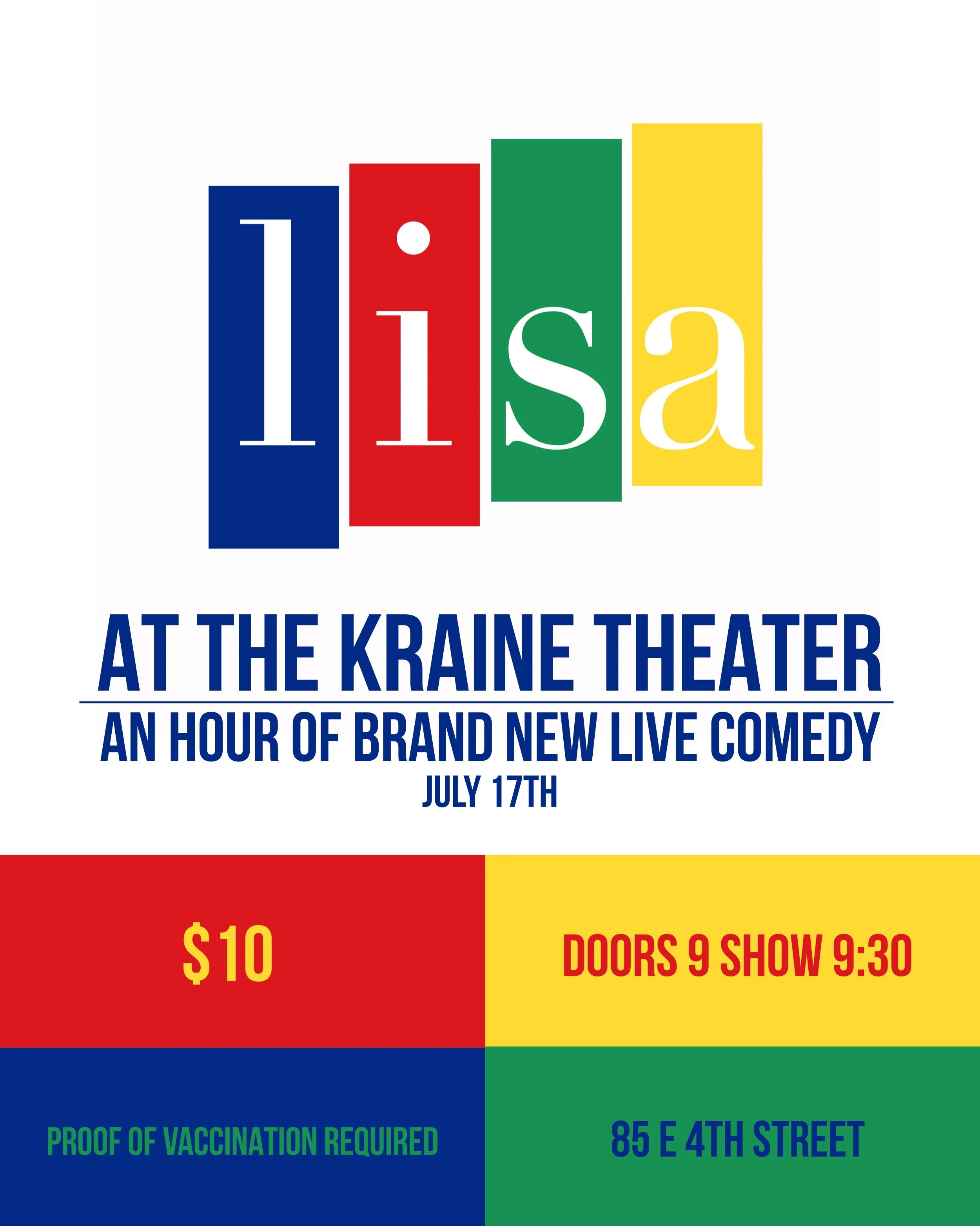Lisa at the Kraine Theater