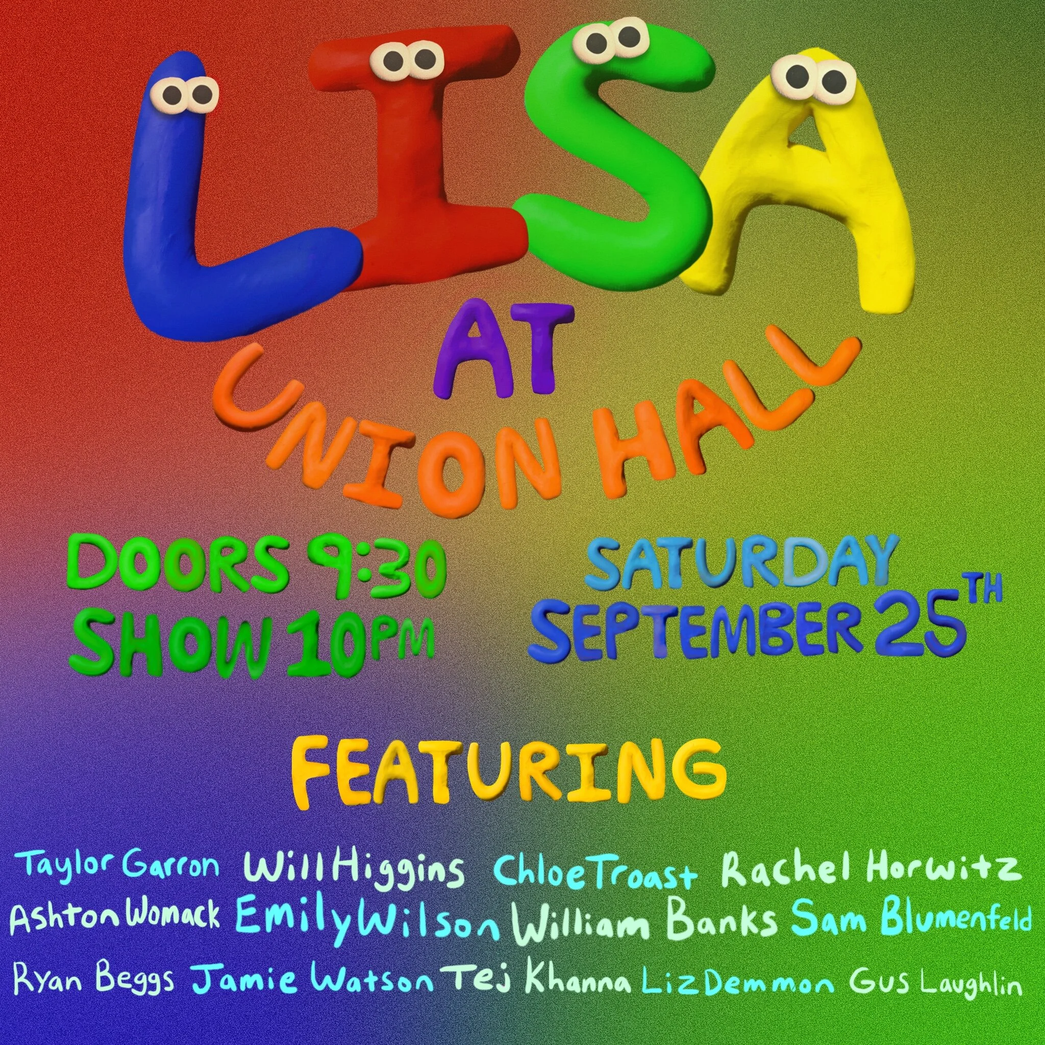 Lisa at Union Hall!