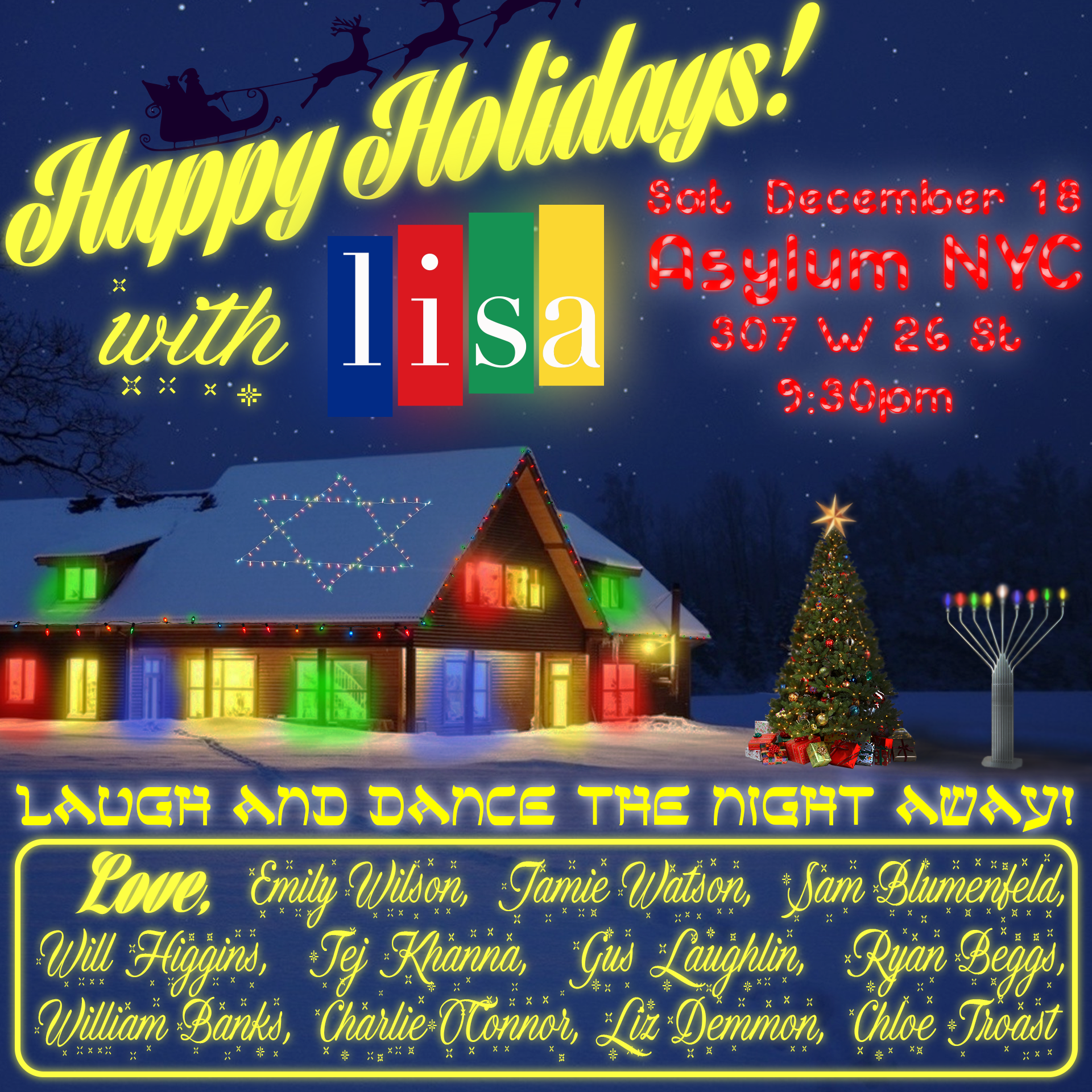Lisa Holiday Show!