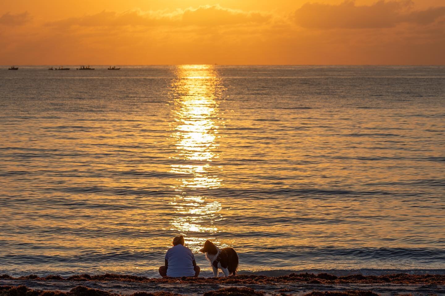 Our friends, Elizabeth &amp; her girl, Ava. #floridasunrise