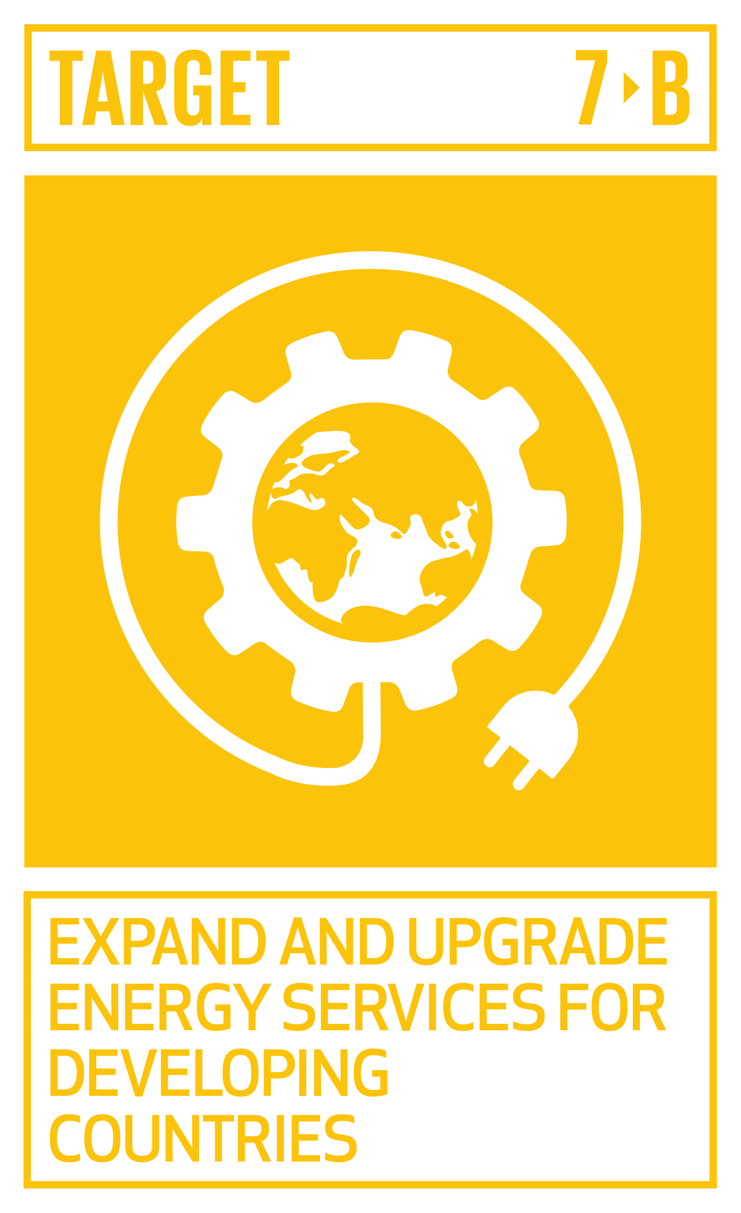 By 2030, enhance international cooperation to facilitate access to clean energy research and technology, including renewable energy, energy efficiency and advanced and cleaner fossil-fuel technology, and promote investment in energy infrastructure and clean energy technology. INDICATOR 7.b.1 Investments in energy efficiency as a proportion of GDP and the amount of foreign direct investment in financial transfer for infrastructure and technology to sustainable development services