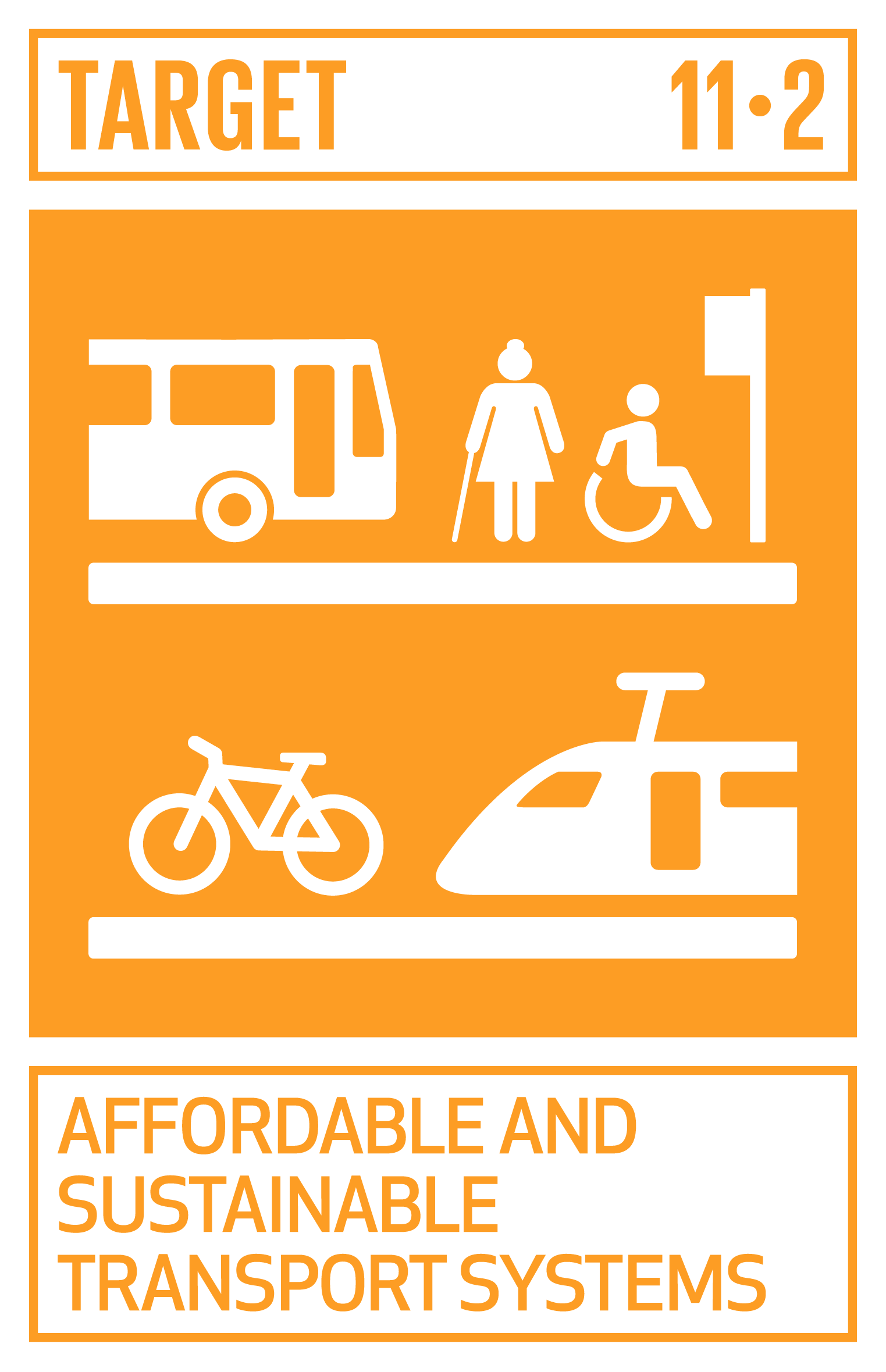 By 2030, provide access to safe, affordable, accessible and sustainable transport systems for all, improving road safety, notably by expanding public transport, with special attention to the needs of those in vulnerable situations, women, children, persons with disabilities and older persons. INDICATOR 11.2.1 Proportion of population that has convenient access to public transport, by sex, age and persons with disabilities