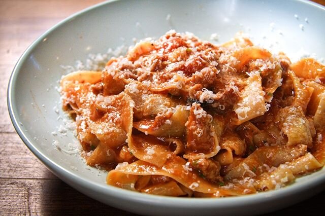 Baby it's cold outside!⠀⠀⠀⠀⠀⠀⠀⠀⠀
Perfect weather for a Parpadelle with Pork Ragu.⠀⠀⠀⠀⠀⠀⠀⠀⠀
YUM!⠀⠀⠀⠀⠀⠀⠀⠀⠀
#werestillhere⠀⠀⠀⠀⠀⠀⠀⠀⠀
#LoveTheBrisbane