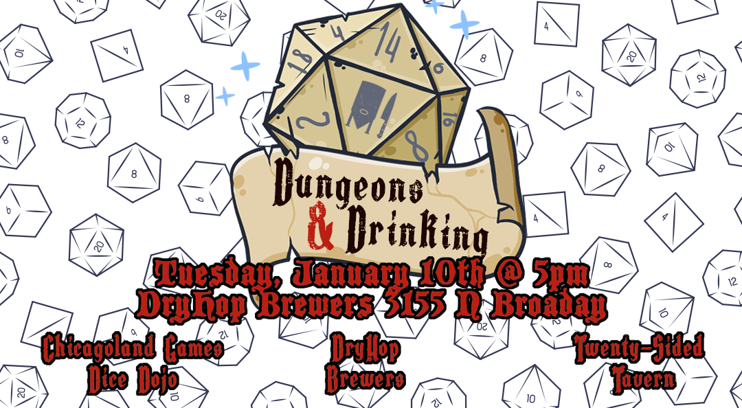 Dungeons & Drinking D&D with Dice Dojo and the cast of TwentySided