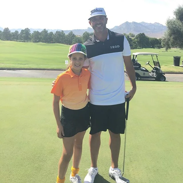 Scott played at The Masters and I&rsquo;m going to play in April.  Fun seeing you today @scottpiercypga ❤️ #hiya #golf #golfpro #legend #roadtoaugusta #pga #lifeunderpar #themasters #golfchannel #usga #drivechipandputt #grinding #dcp #golfer #themast
