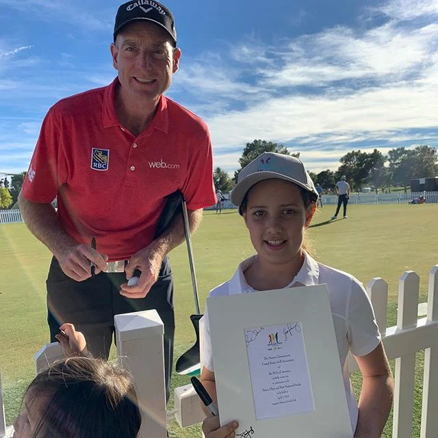 Had a great day meeting some epic pro golfers today! They all wished me good luck for @drivechipandputt ! #sho18 #shrinersopen #golfers #epic #vegasbaby #roadtoaugusta #drivechipandputt #golfersareclassy #golfislife #golfing #allsmiles