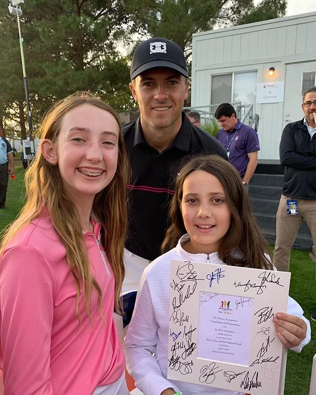 Thanks for inspiring so many to the game! #golf #golfers #progolfers #amazingpeople #classact #loveofthegame #roadtoaugusta #awesome #sho18 #shriners #growthegame #milannorton