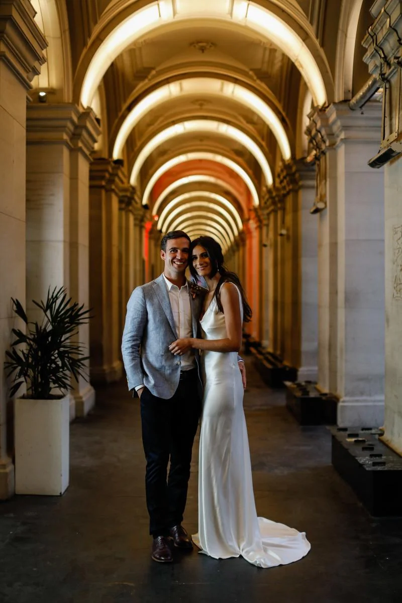 Photoshoot in the arches of the Melbourne CBD