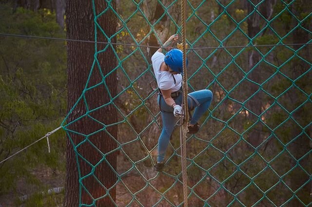 Forest Adventures South West is much more than adrenalin activating ziplines. We've got a huge range of treetop obstacles to test your strength (and your nerves!) set high up in the canopy of the beautiful Ludlow Tuart Forest. To get to this cargo ne