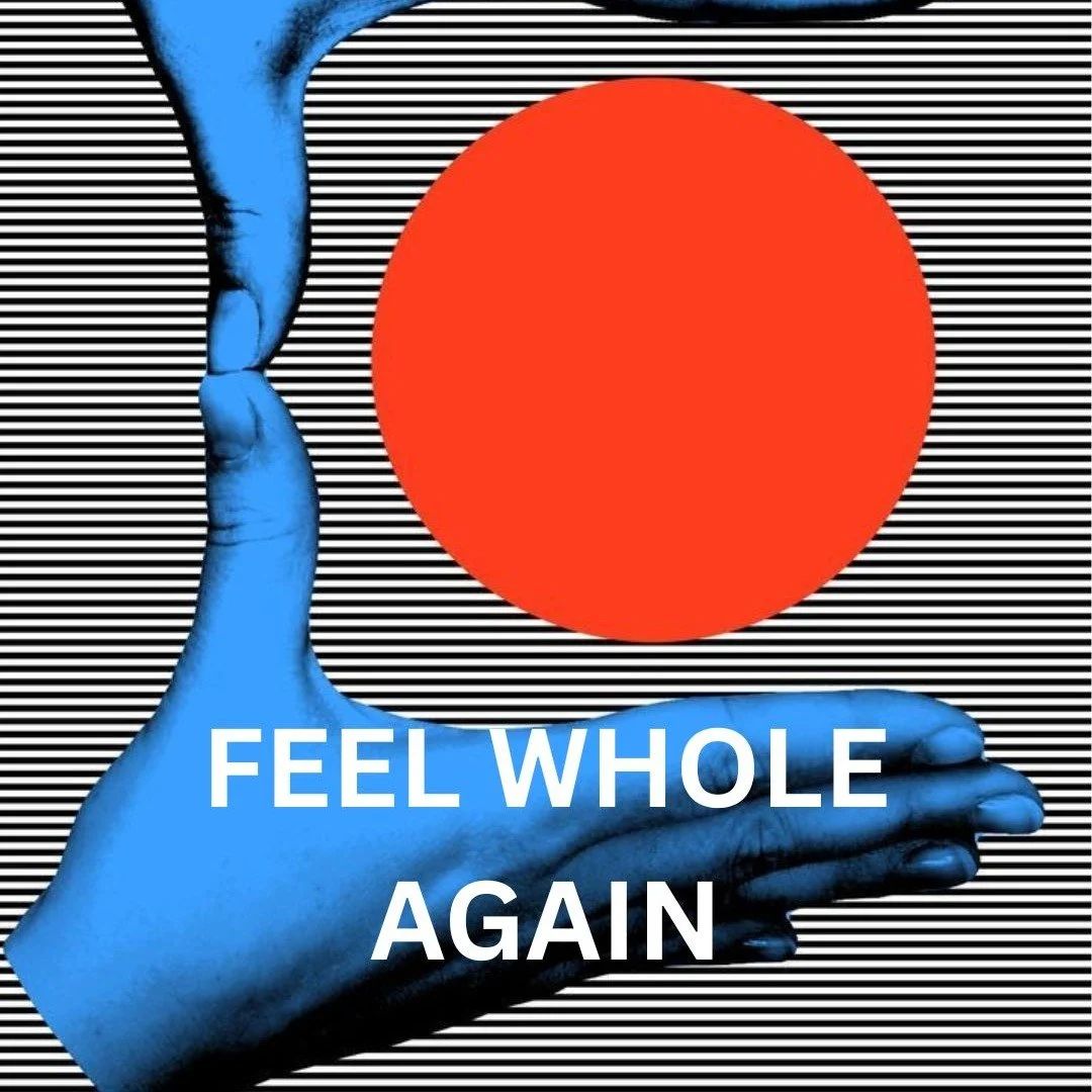 Sometimes we feel in pieces... or fragmented. coming together again is about becoming friends with all the parts of you. Even the ones you don't want.