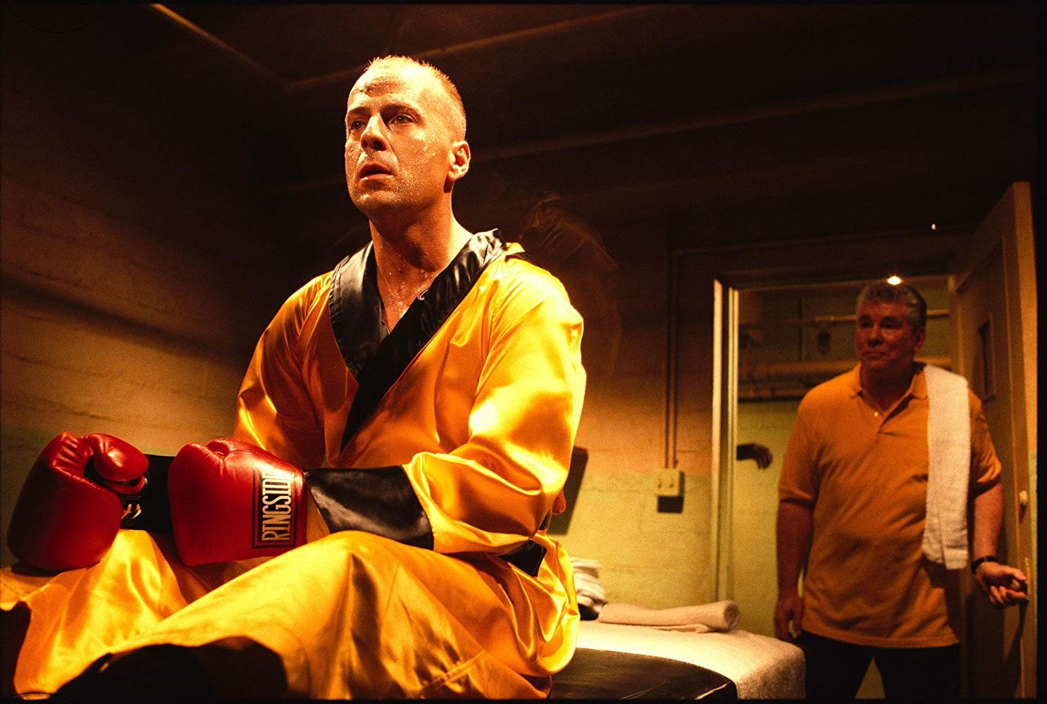 Bruce Willis and Sy Sher in Pulp Fiction (1994). https://www.imdb.com/title/tt0110912/mediaviewer/rm1954597888
