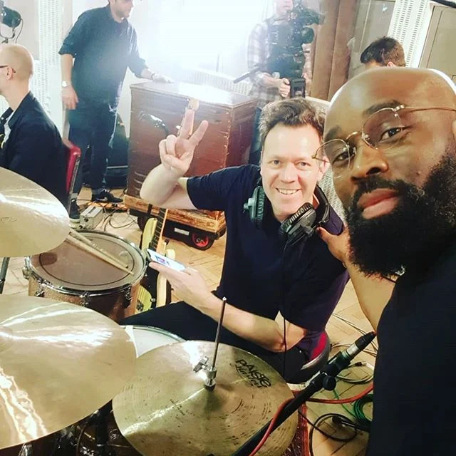 For those who don't know and who care one of my top ten drummers #krissonne #abbeyroadstudios