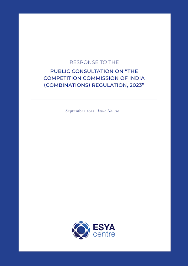 Response to the Public Consultation on “The Competition Commission of