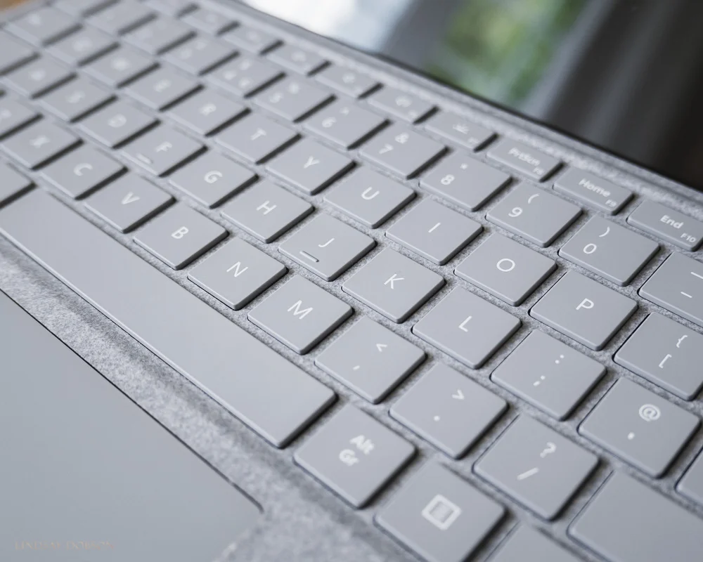 A good keyboard is vital. The Surface Pro’s detachable keyboard is surprisingly nice to type on