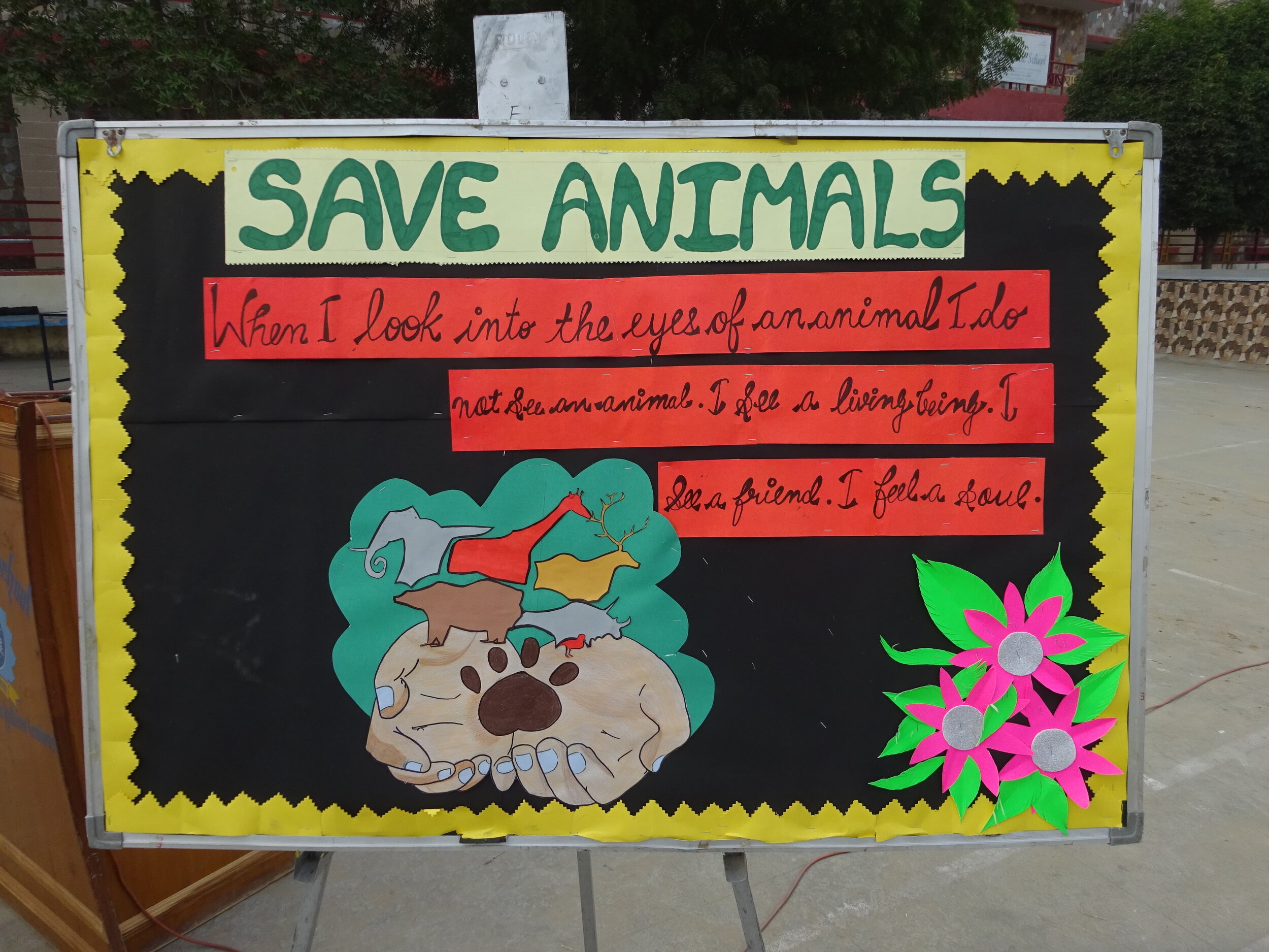 The rally on saving animals — Life-Link Friendship Schools